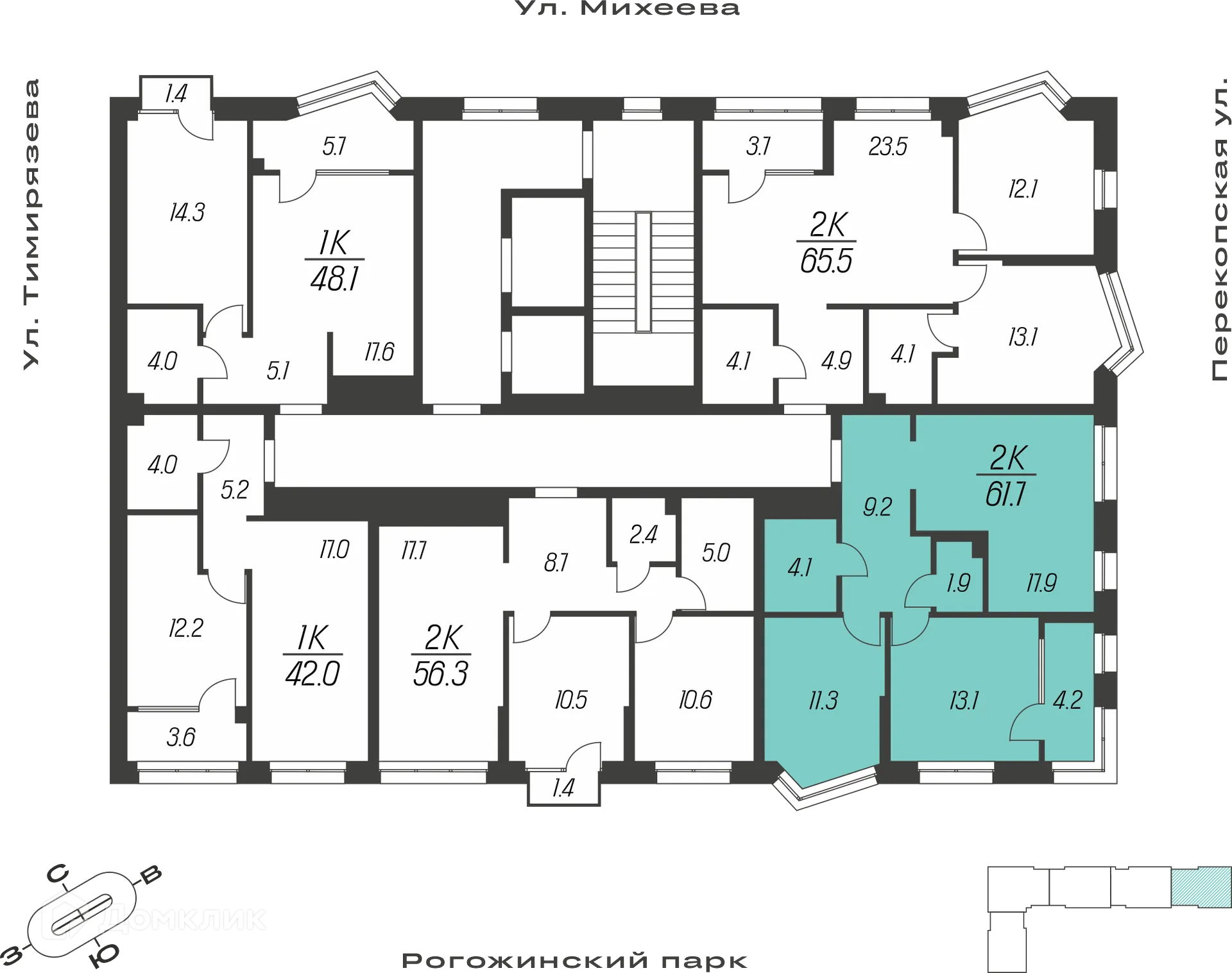 Фото квартиры в ЖК "Михеева Парк"