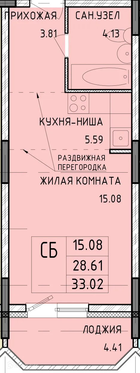 Фото квартиры в ЖК Первый Юго-Восточный Микрорайон