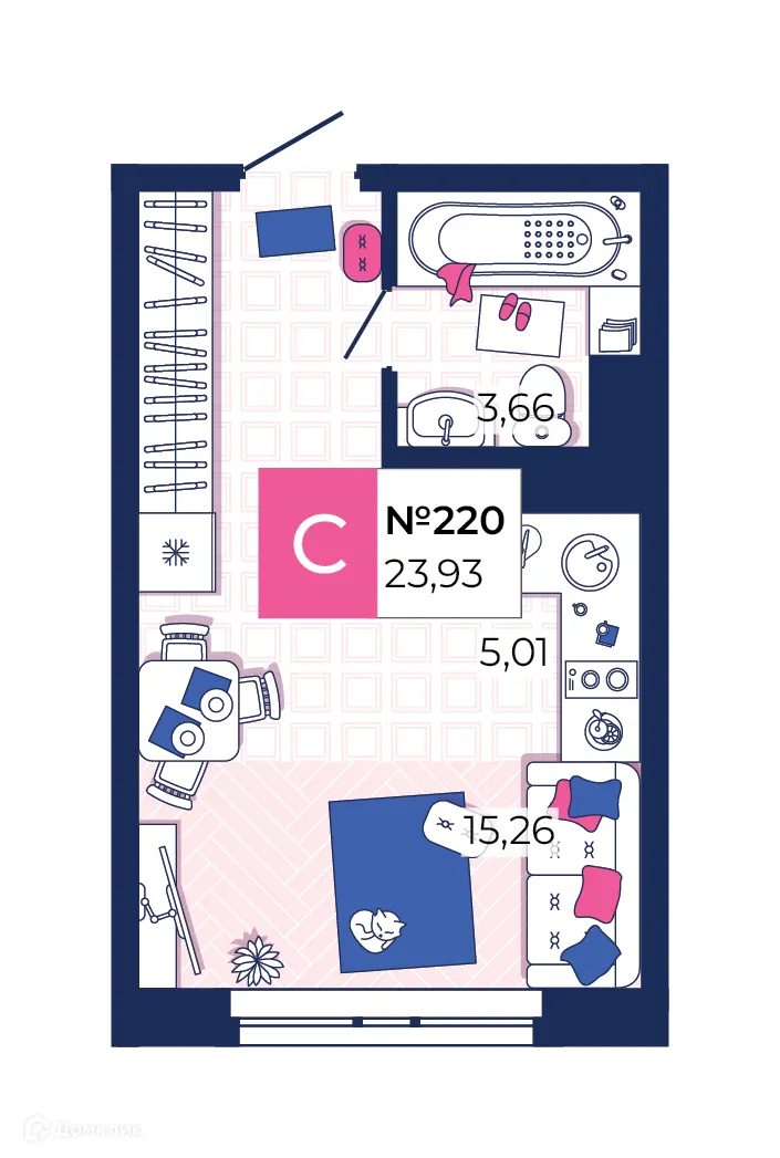 Фото квартиры в ЖК По любви