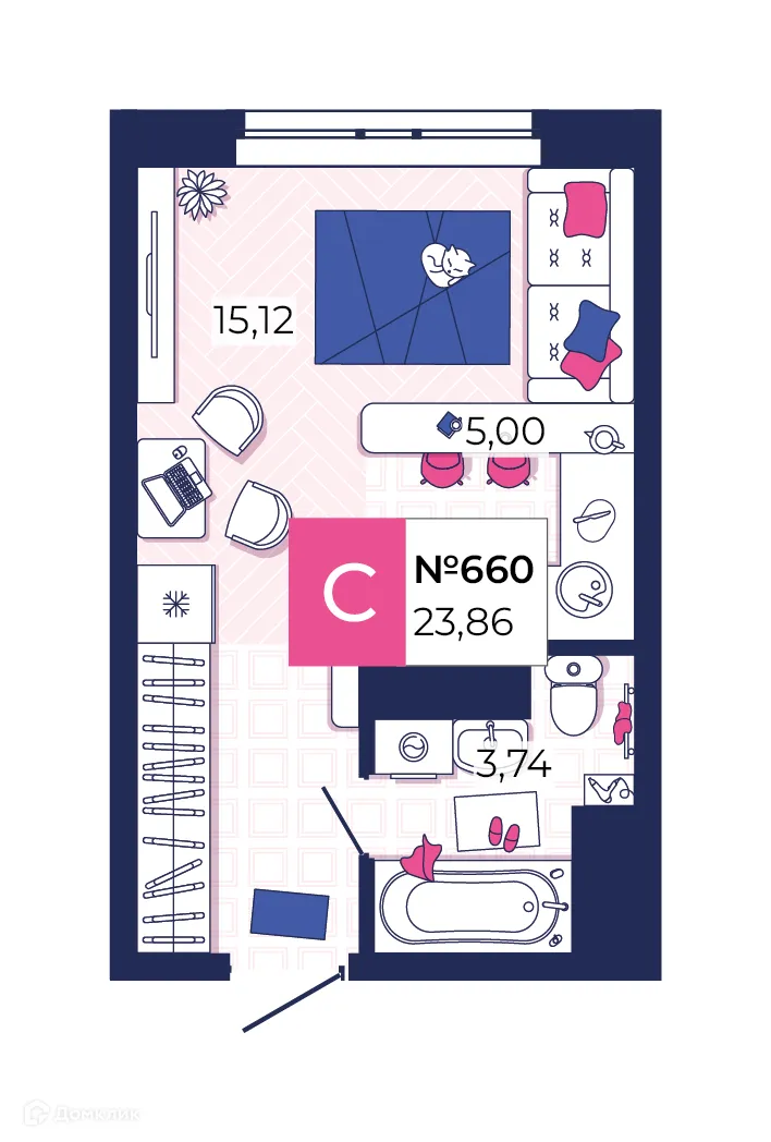 Фото квартиры в ЖК По любви