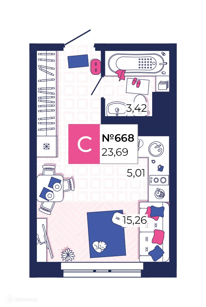 Фото квартиры в ЖК По любви