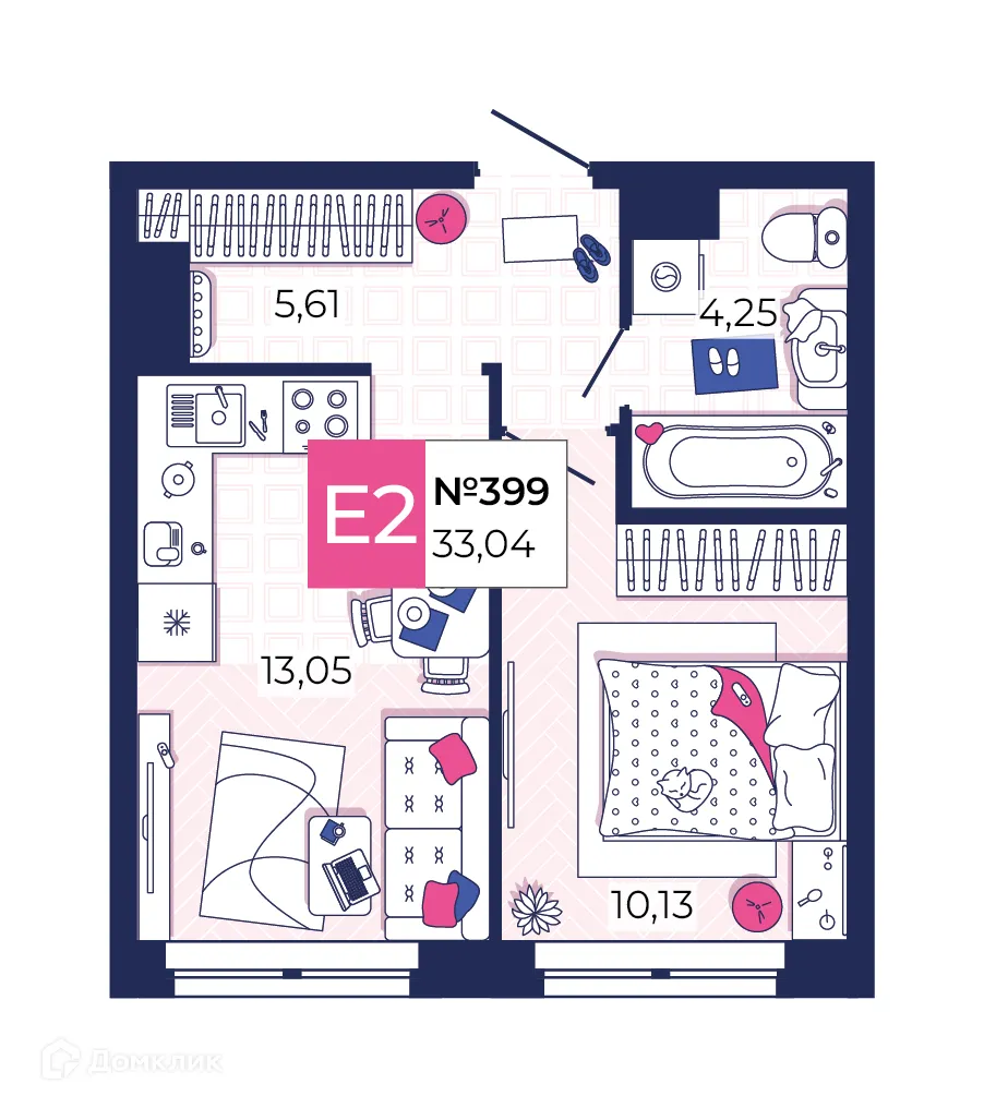 Фото квартиры в ЖК По любви