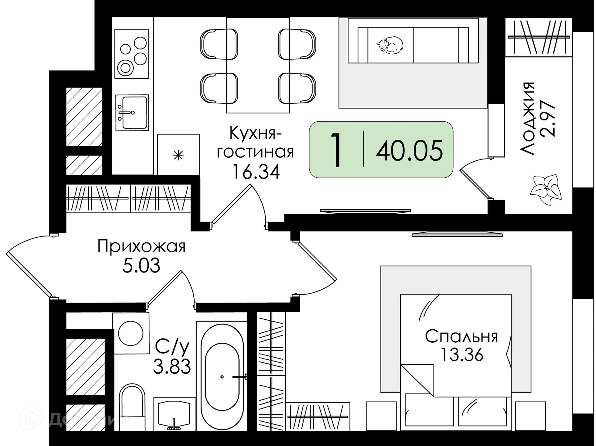 Фото квартиры в ЖК ТОР