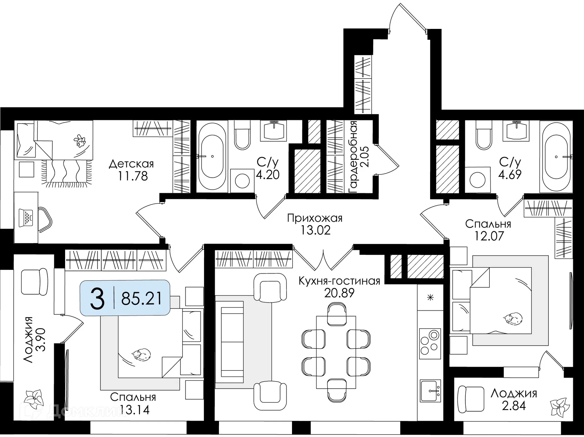 Фото квартиры в ЖК ТОР