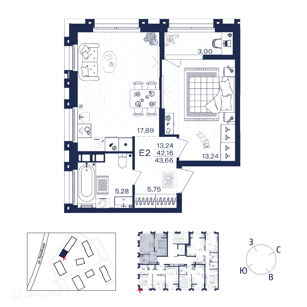 Фото квартиры в ЖК Гармония