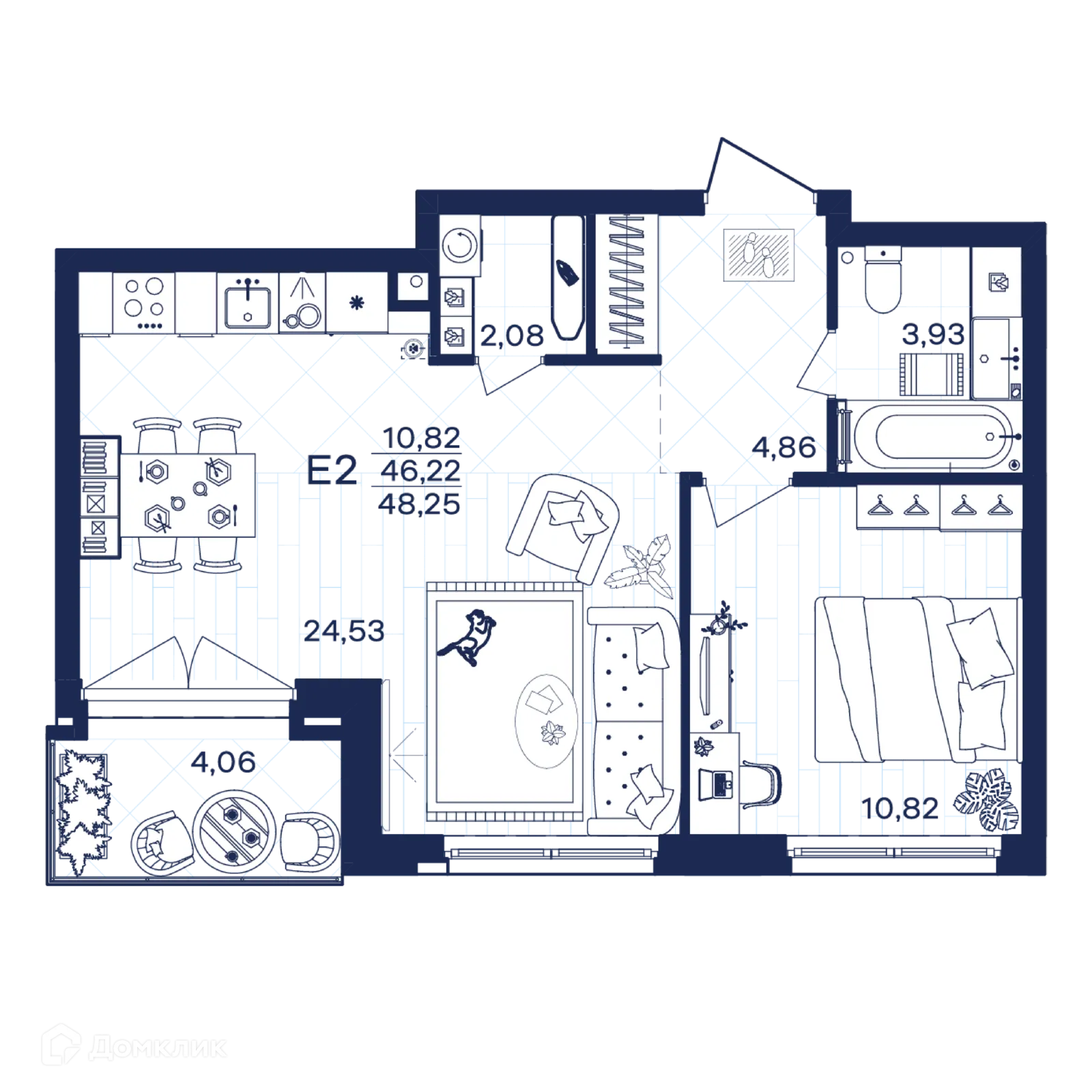 Фото квартиры в ЖК Гармония