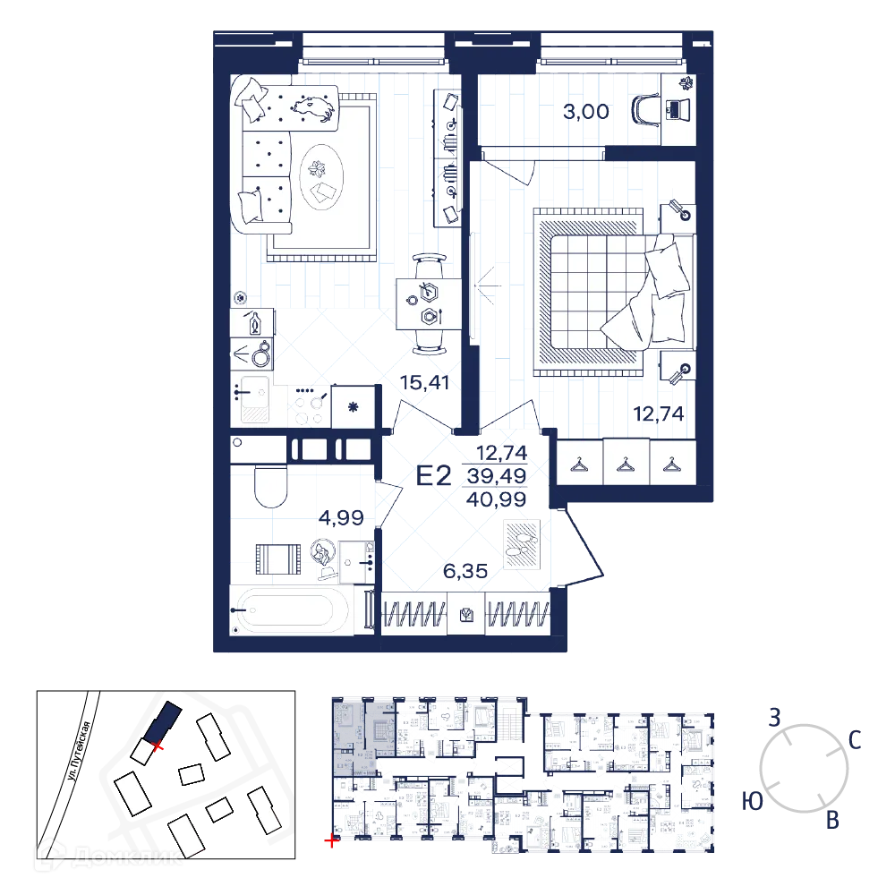 Фото квартиры в ЖК Гармония