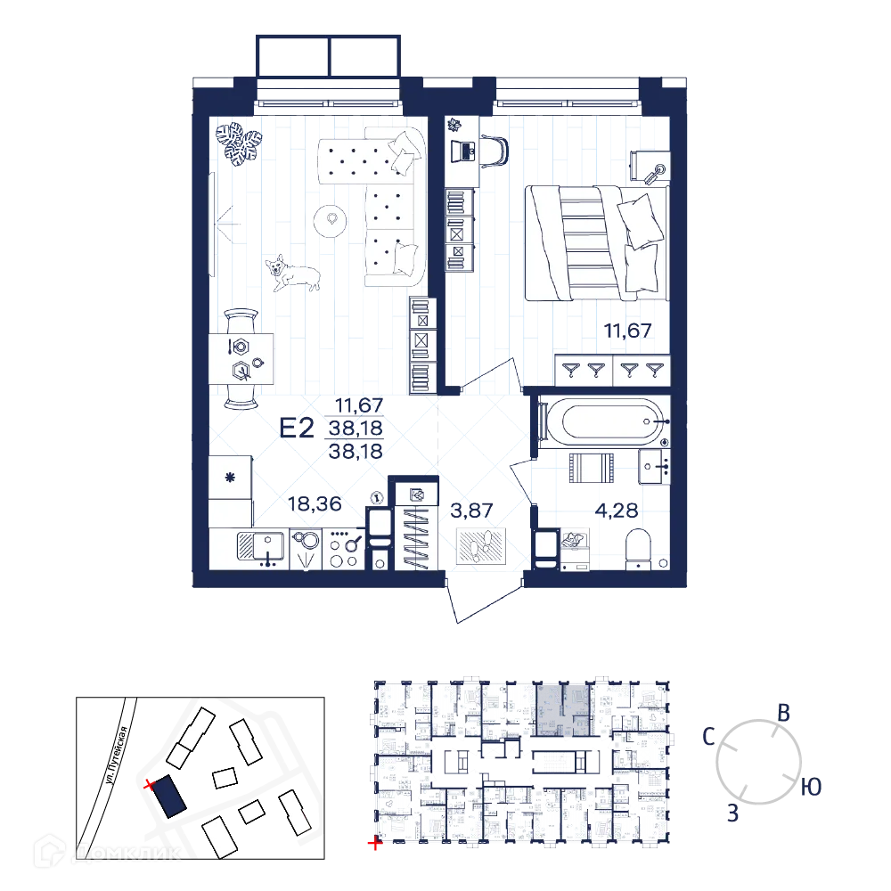 Фото квартиры в ЖК Гармония