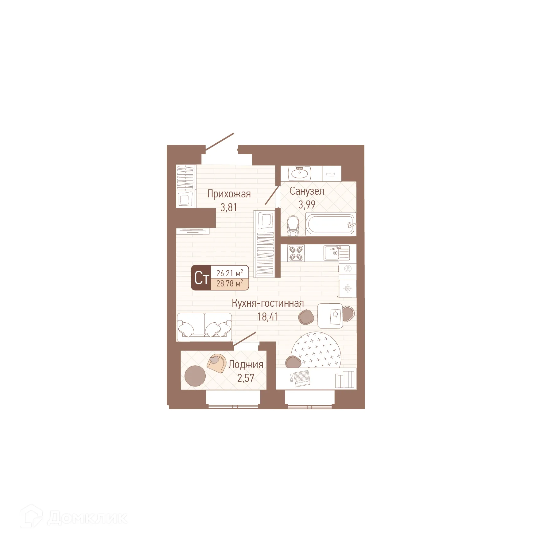 Фото квартиры в ЖК "Кулик"