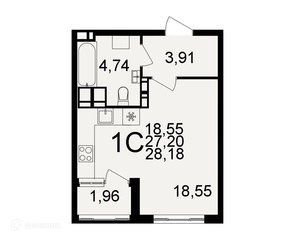 Фото квартиры в ЖК Экополис Дыши