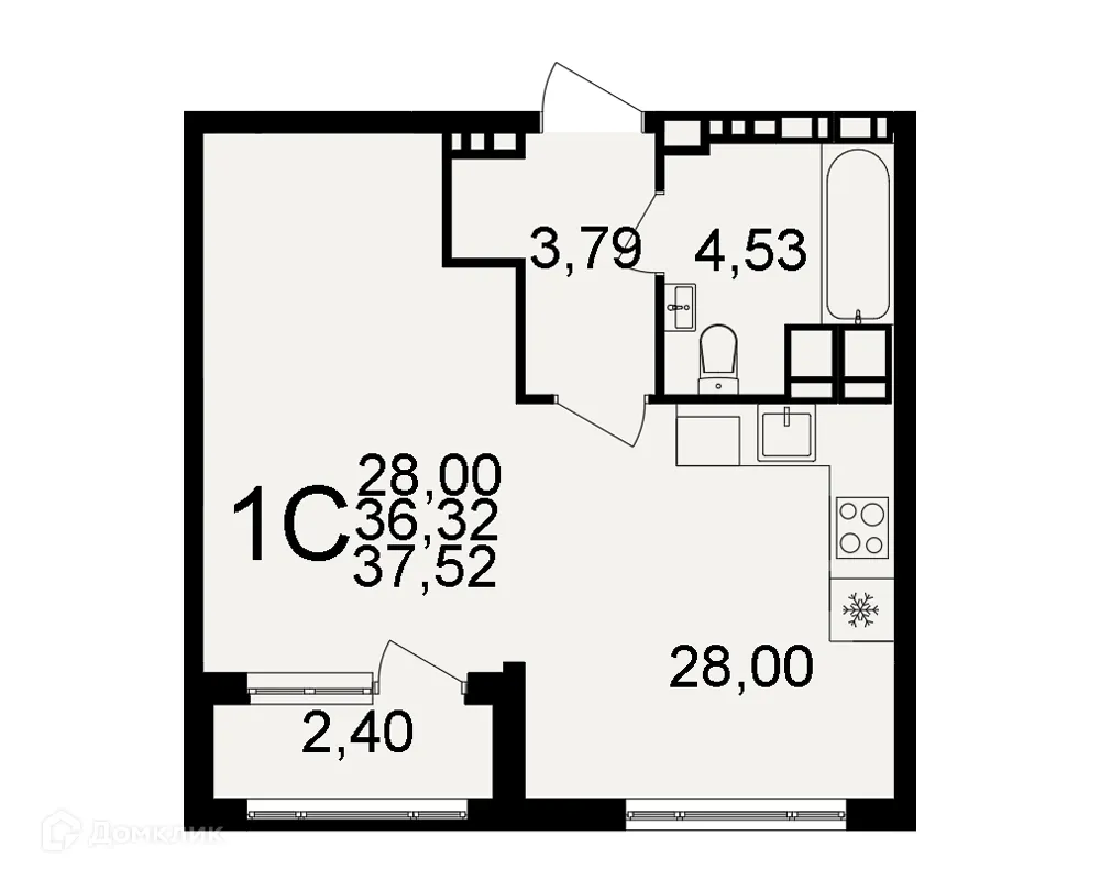 Фото квартиры в ЖК Экополис Дыши