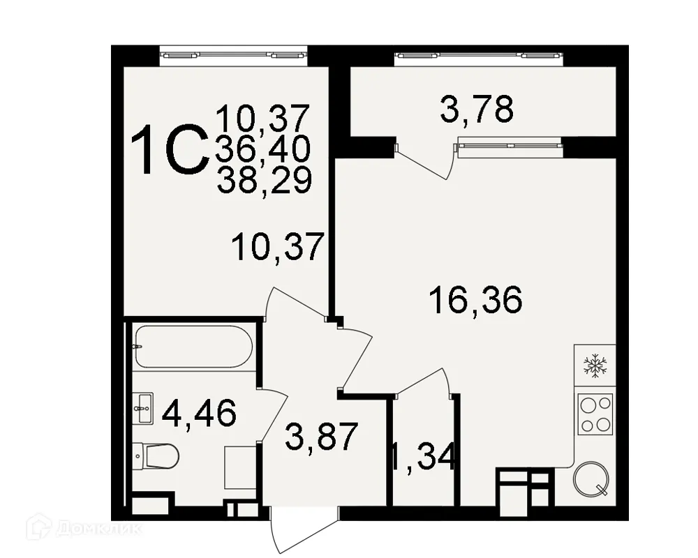 Фото квартиры в ЖК Экополис Дыши