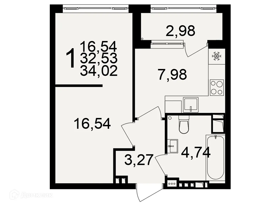 Фото квартиры в ЖК Экополис Дыши