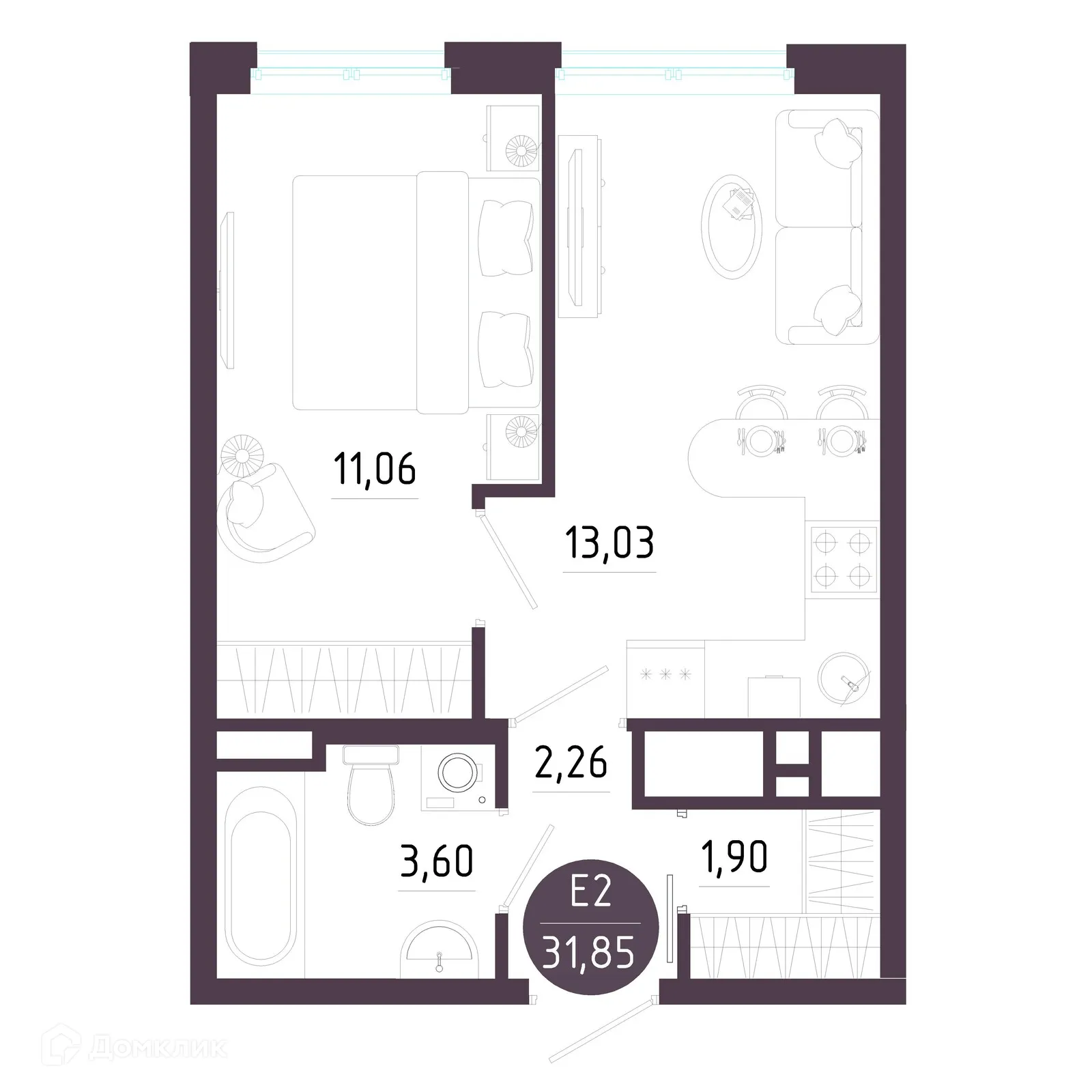 Фото квартиры в ЖК "Пряничная слобода"
