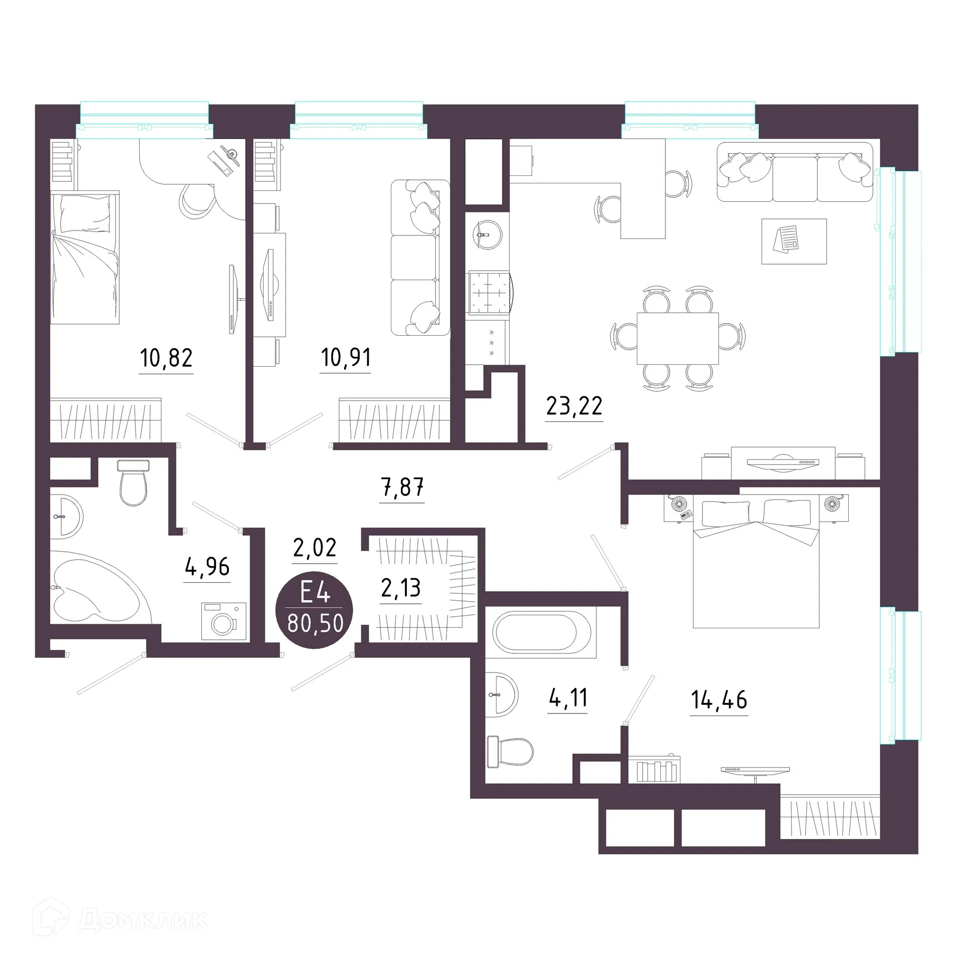Фото квартиры в ЖК "Пряничная слобода"