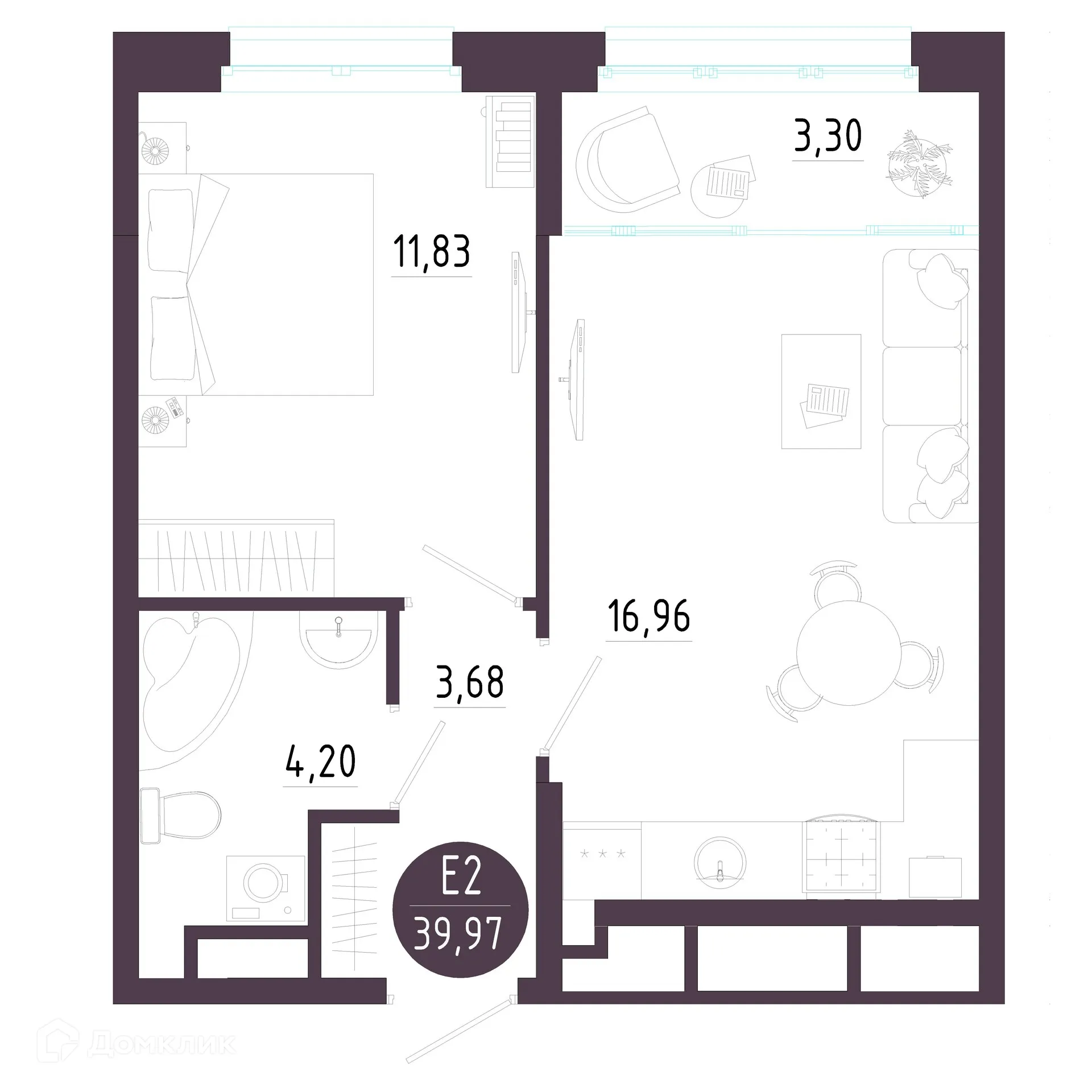 Фото квартиры в ЖК "Пряничная слобода"
