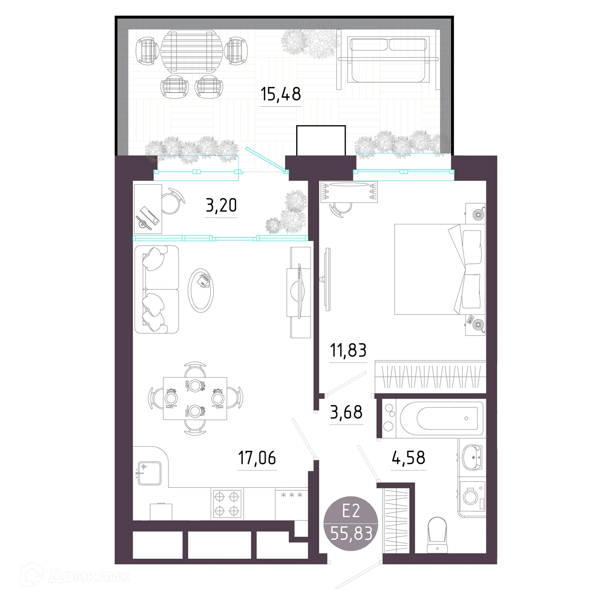 Фото квартиры в ЖК "Пряничная слобода"