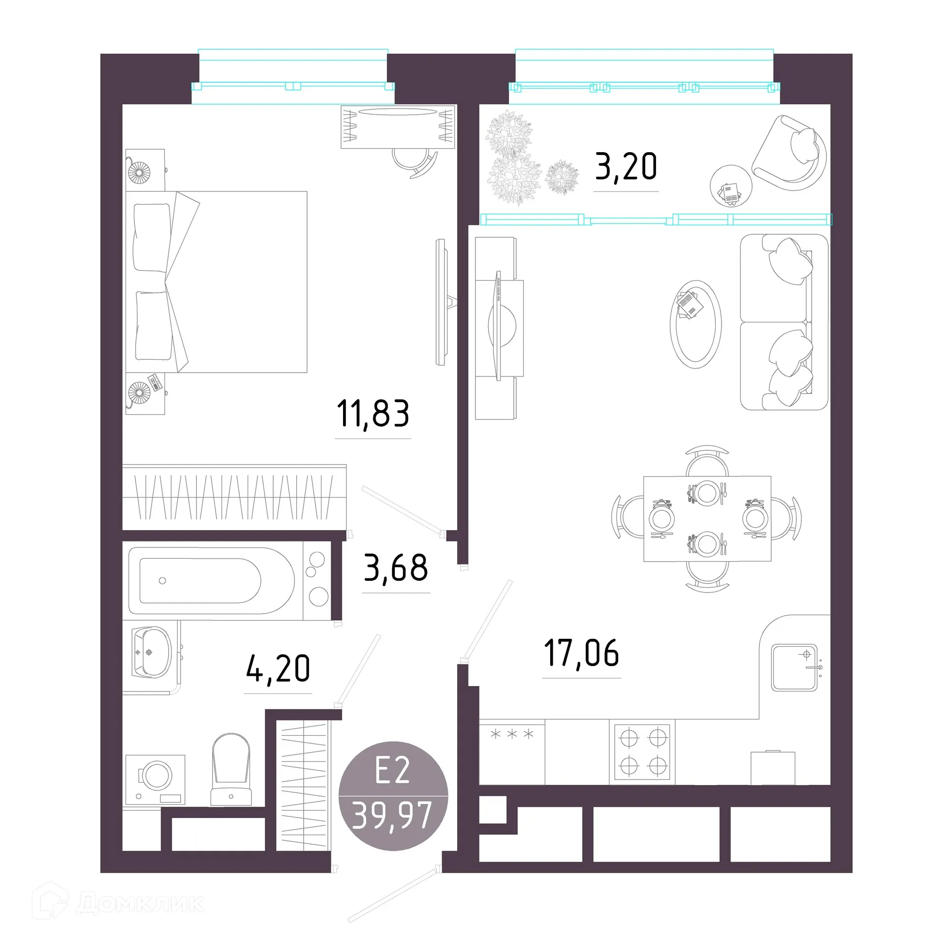 Фото квартиры в ЖК "Пряничная слобода"