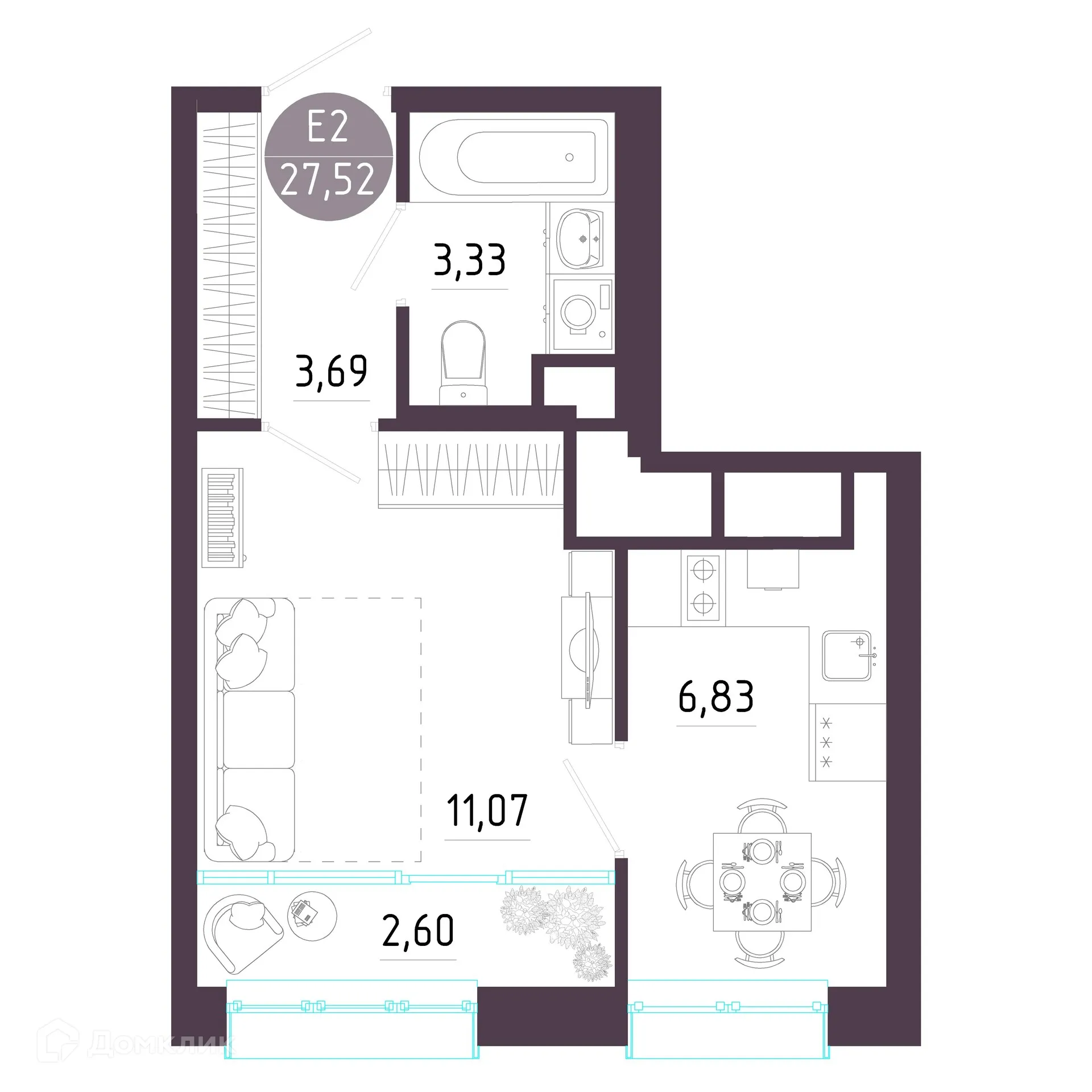 Фото квартиры в ЖК "Пряничная слобода"