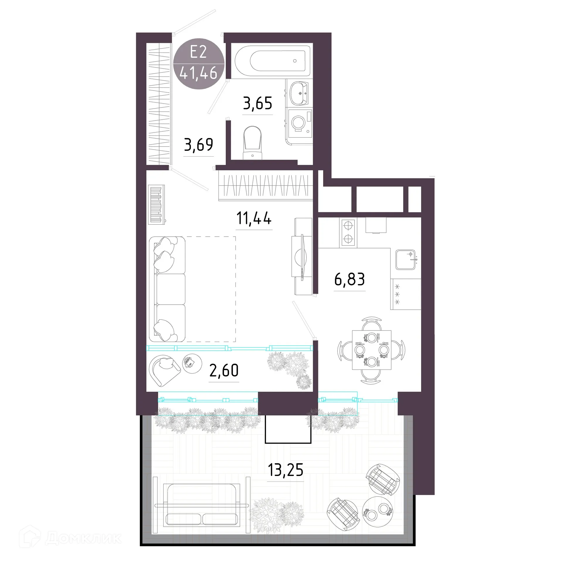Фото квартиры в ЖК "Пряничная слобода"