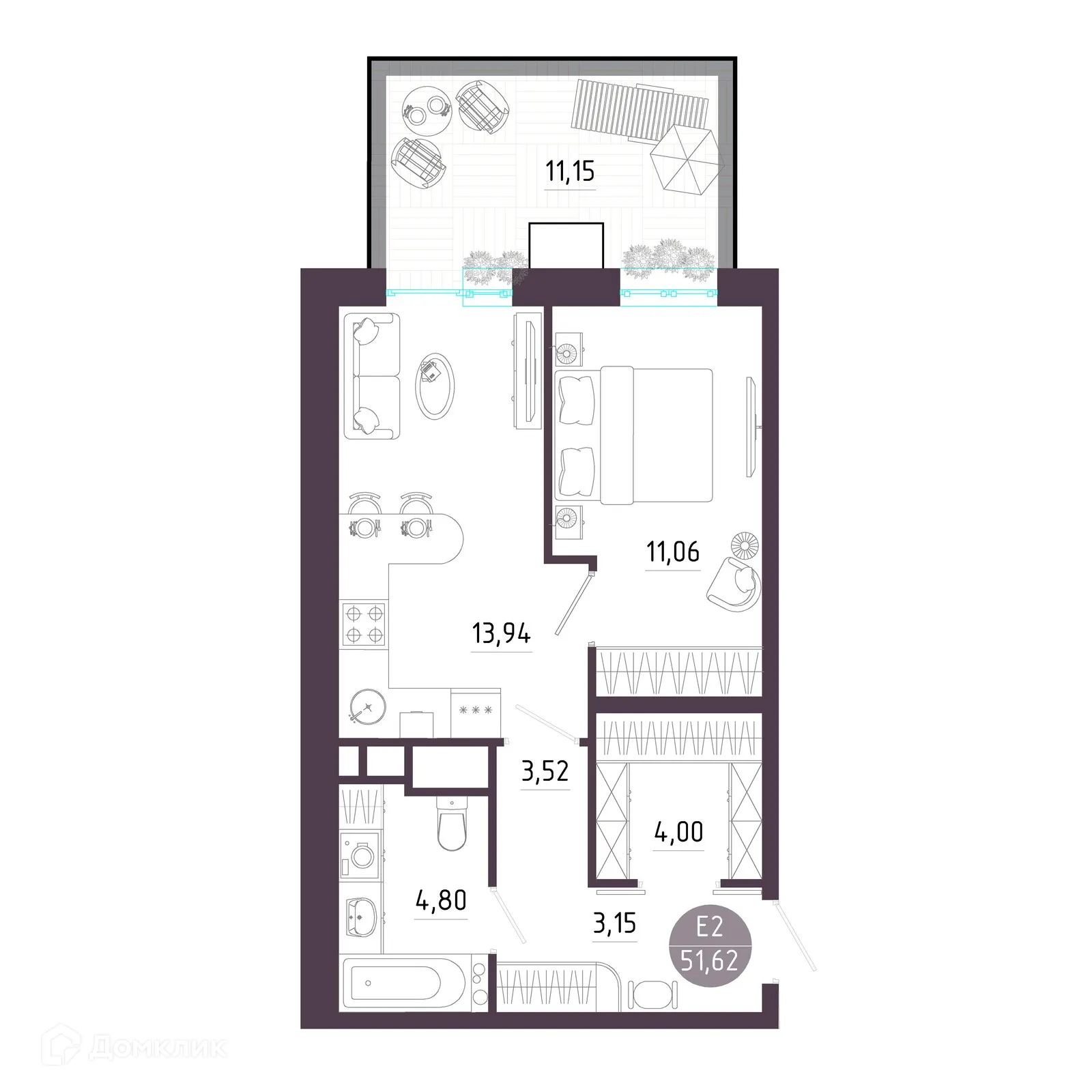 Фото квартиры в ЖК "Пряничная слобода"