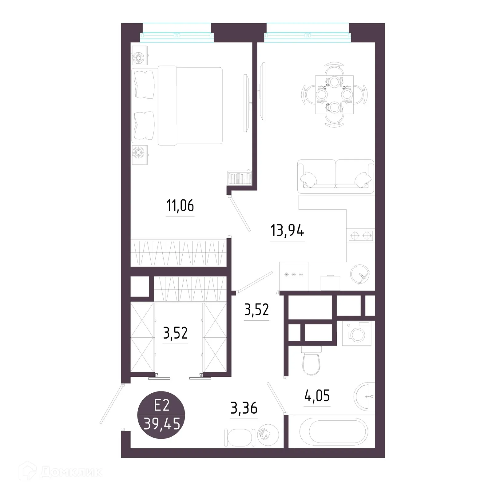 Фото квартиры в ЖК "Пряничная слобода"