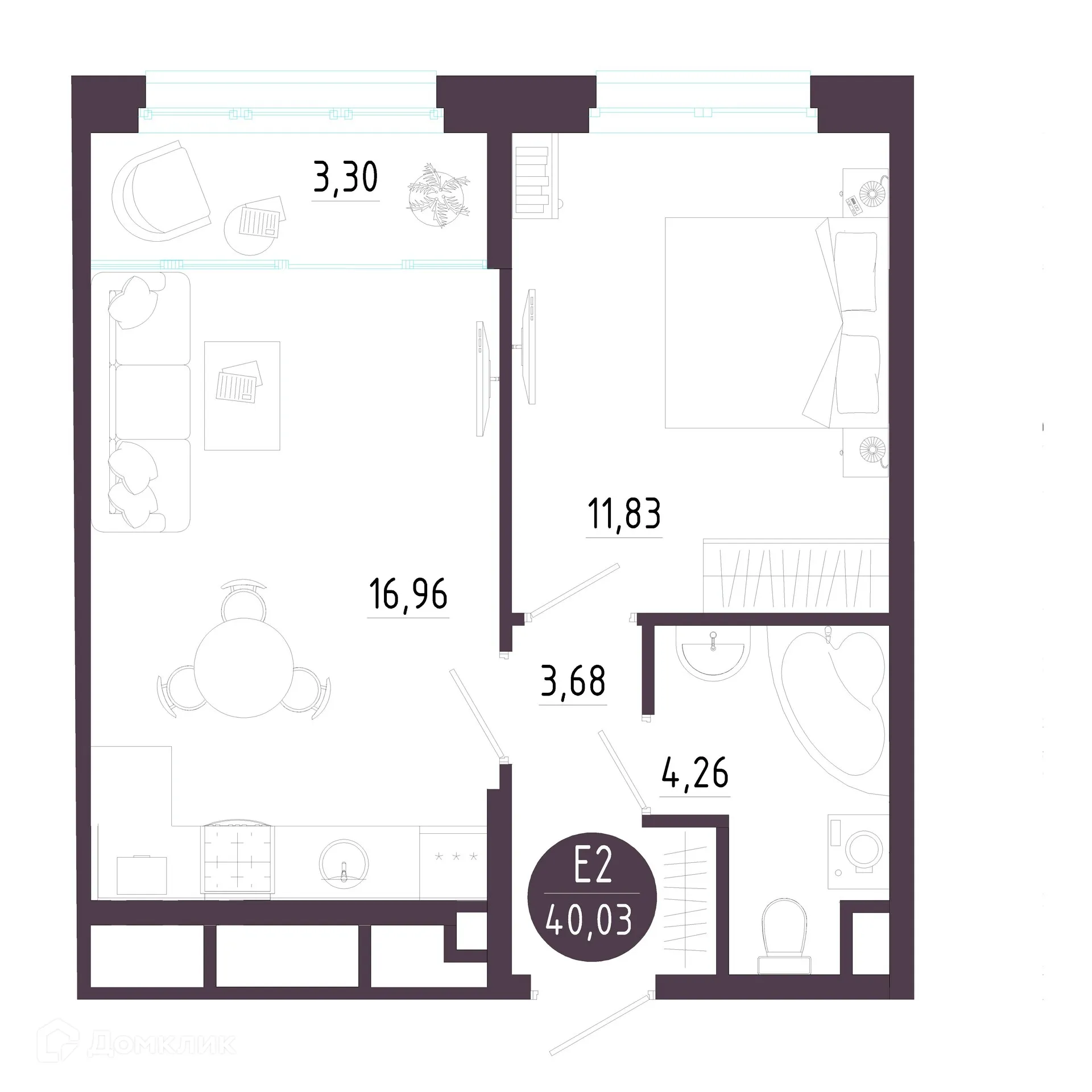 Фото квартиры в ЖК "Пряничная слобода"