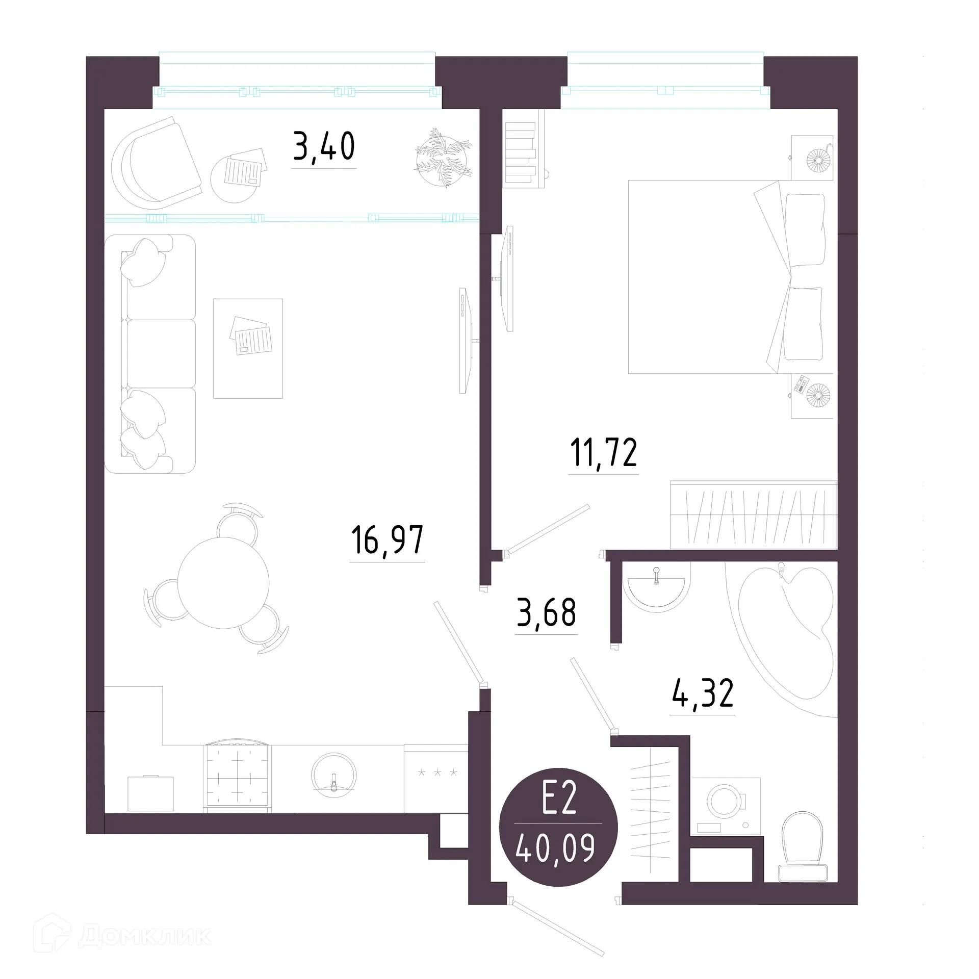 Фото квартиры в ЖК "Пряничная слобода"