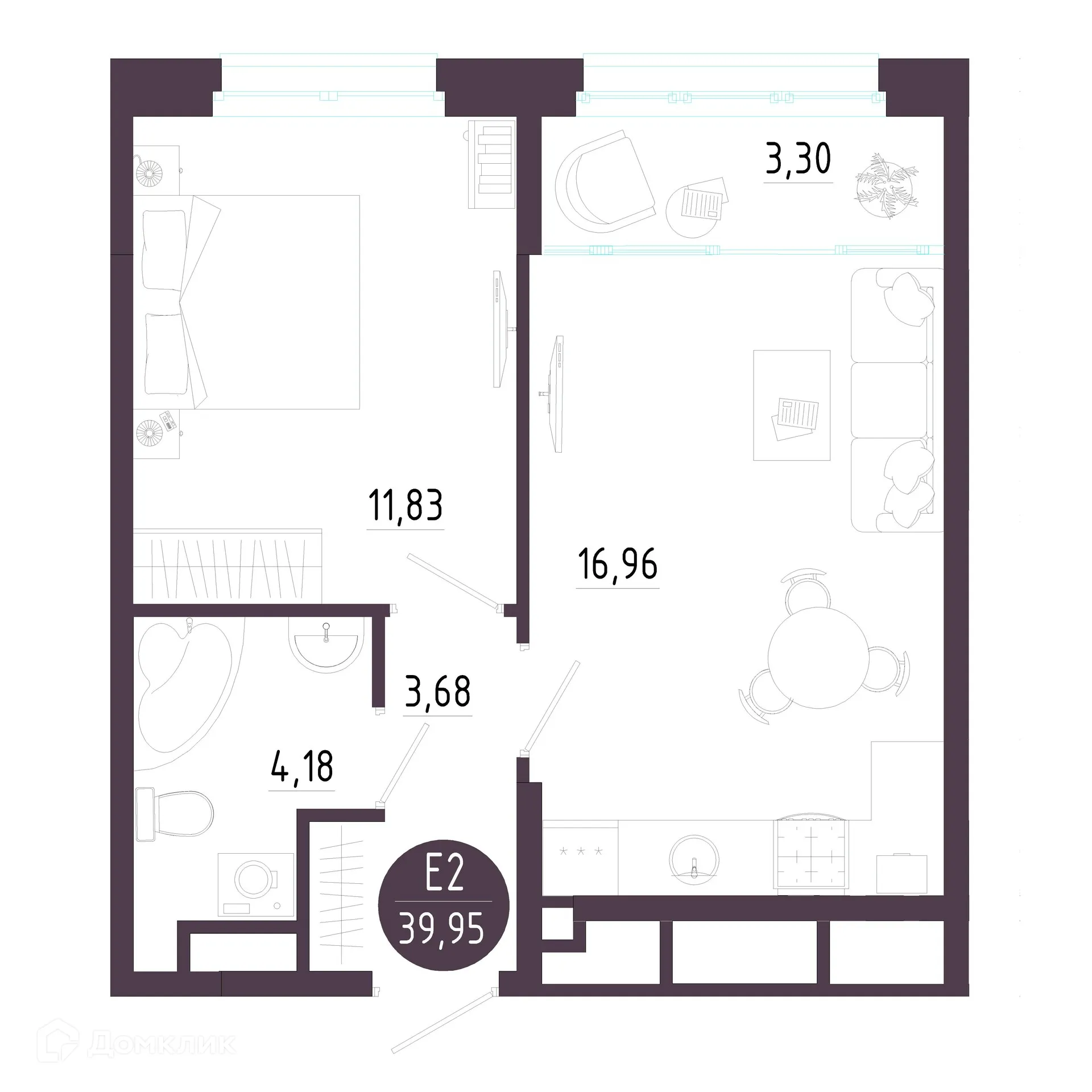 Фото квартиры в ЖК "Пряничная слобода"