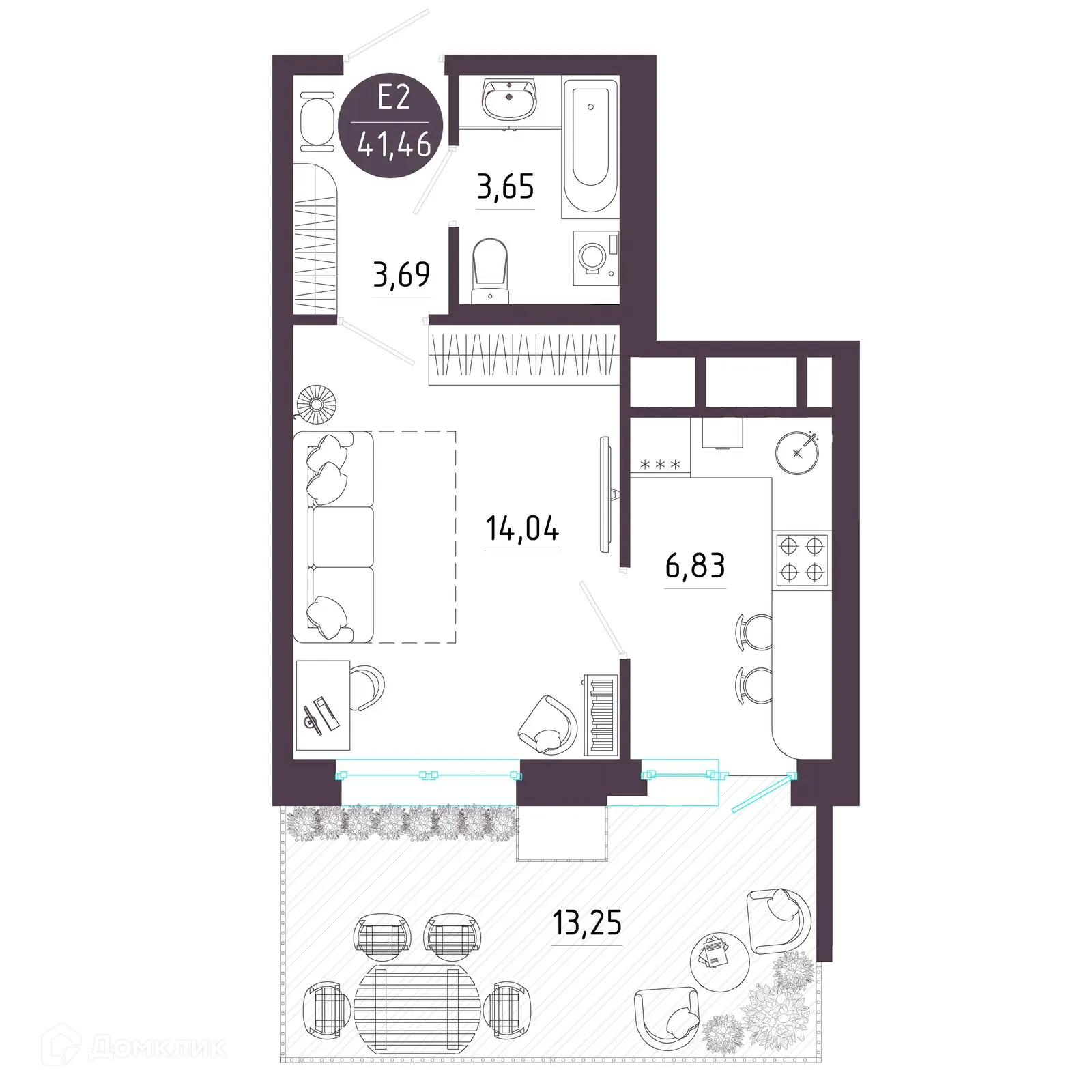Фото квартиры в ЖК "Пряничная слобода"