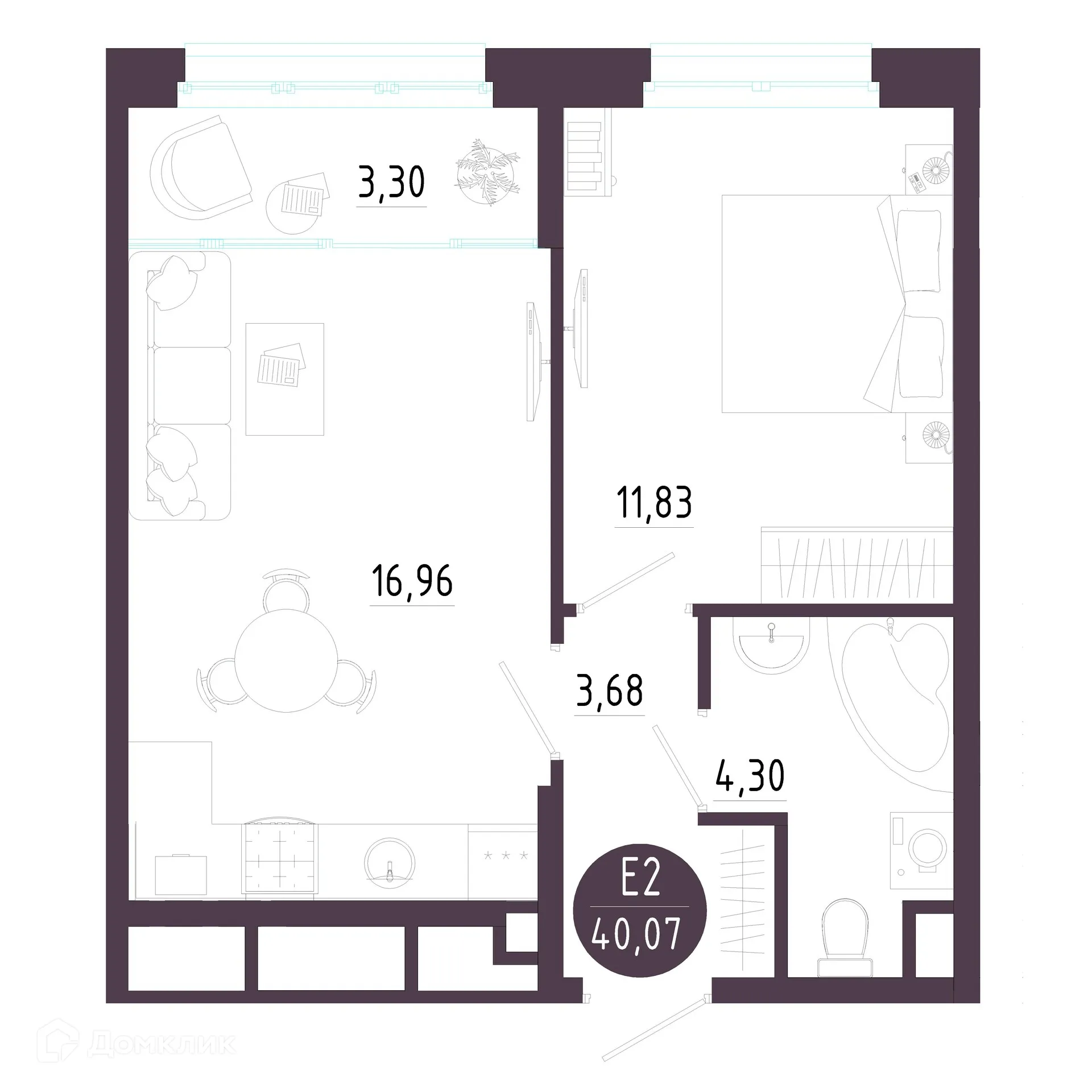 Фото квартиры в ЖК "Пряничная слобода"