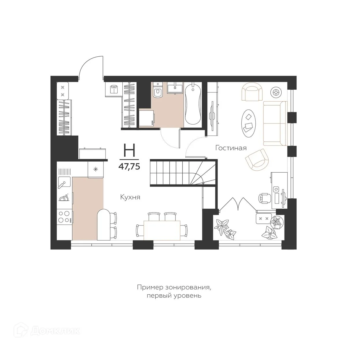 Фото квартиры в ЖК Живой район «Огни»