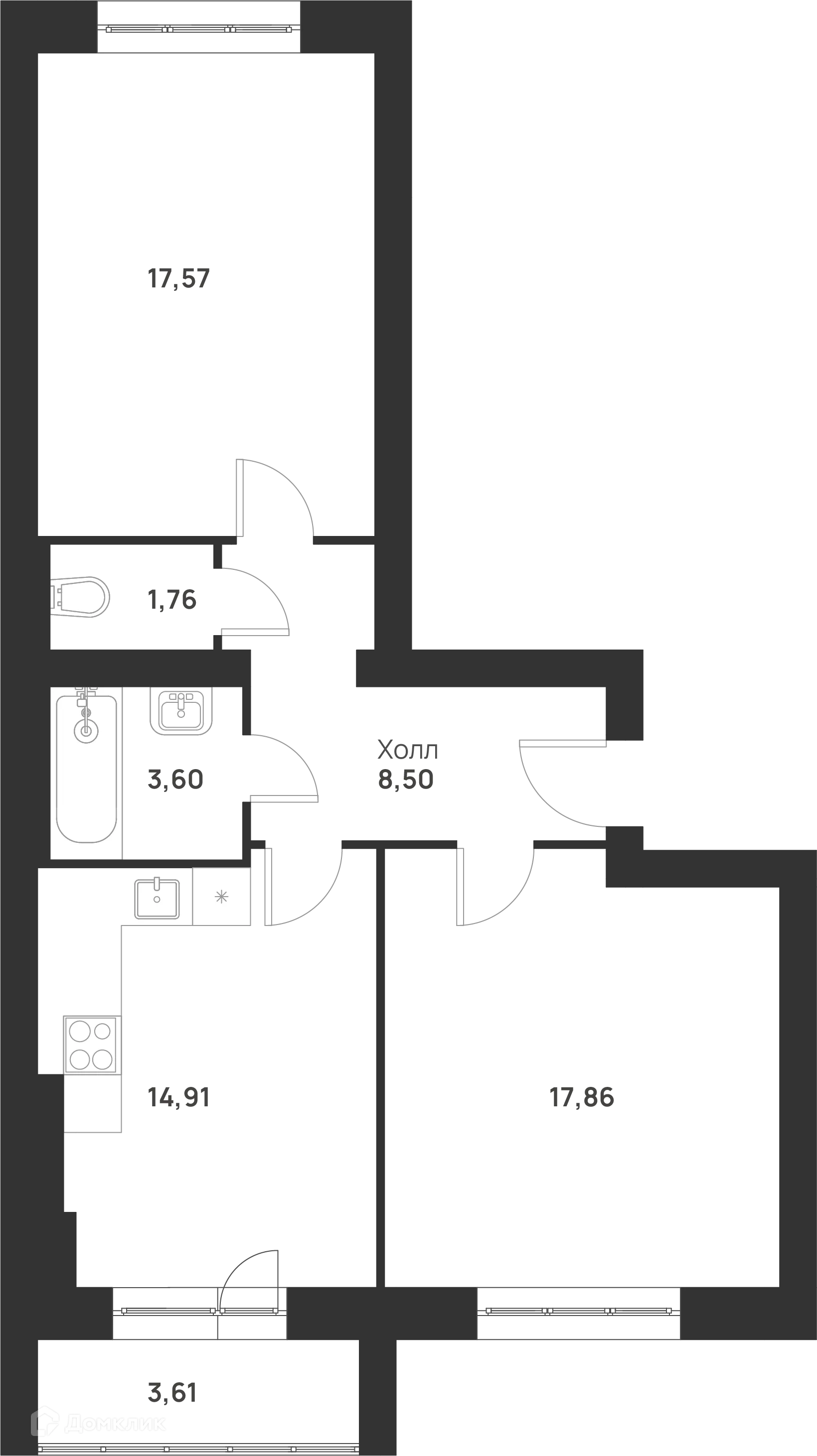 Фото квартиры в ЖК Новая Тула