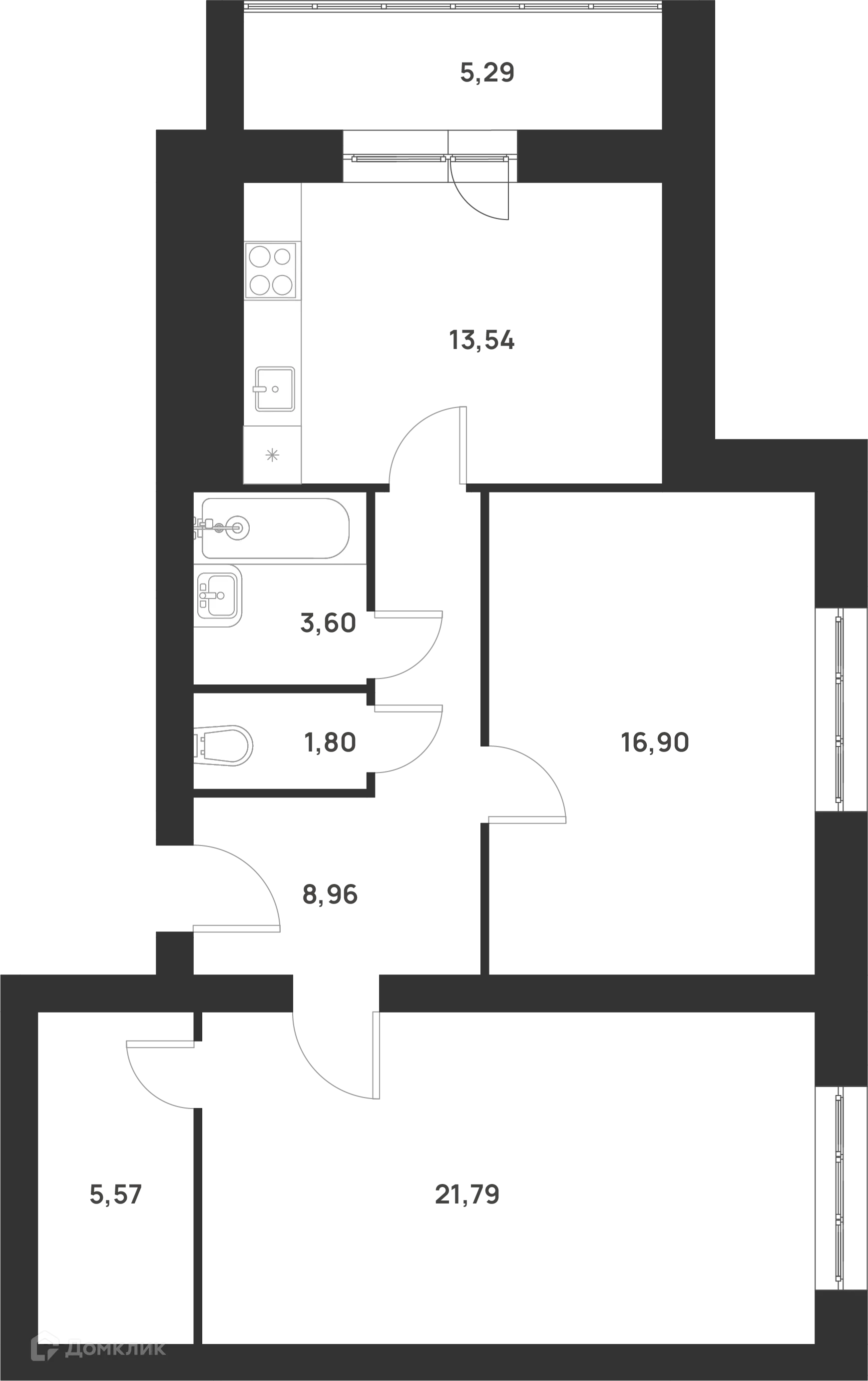 Фото квартиры в ЖК Новая Тула