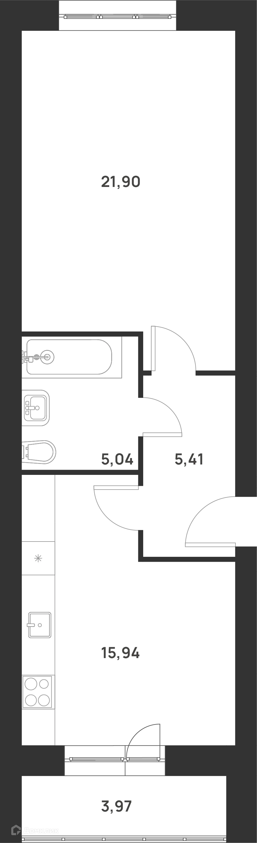 Фото квартиры в ЖК Новая Тула