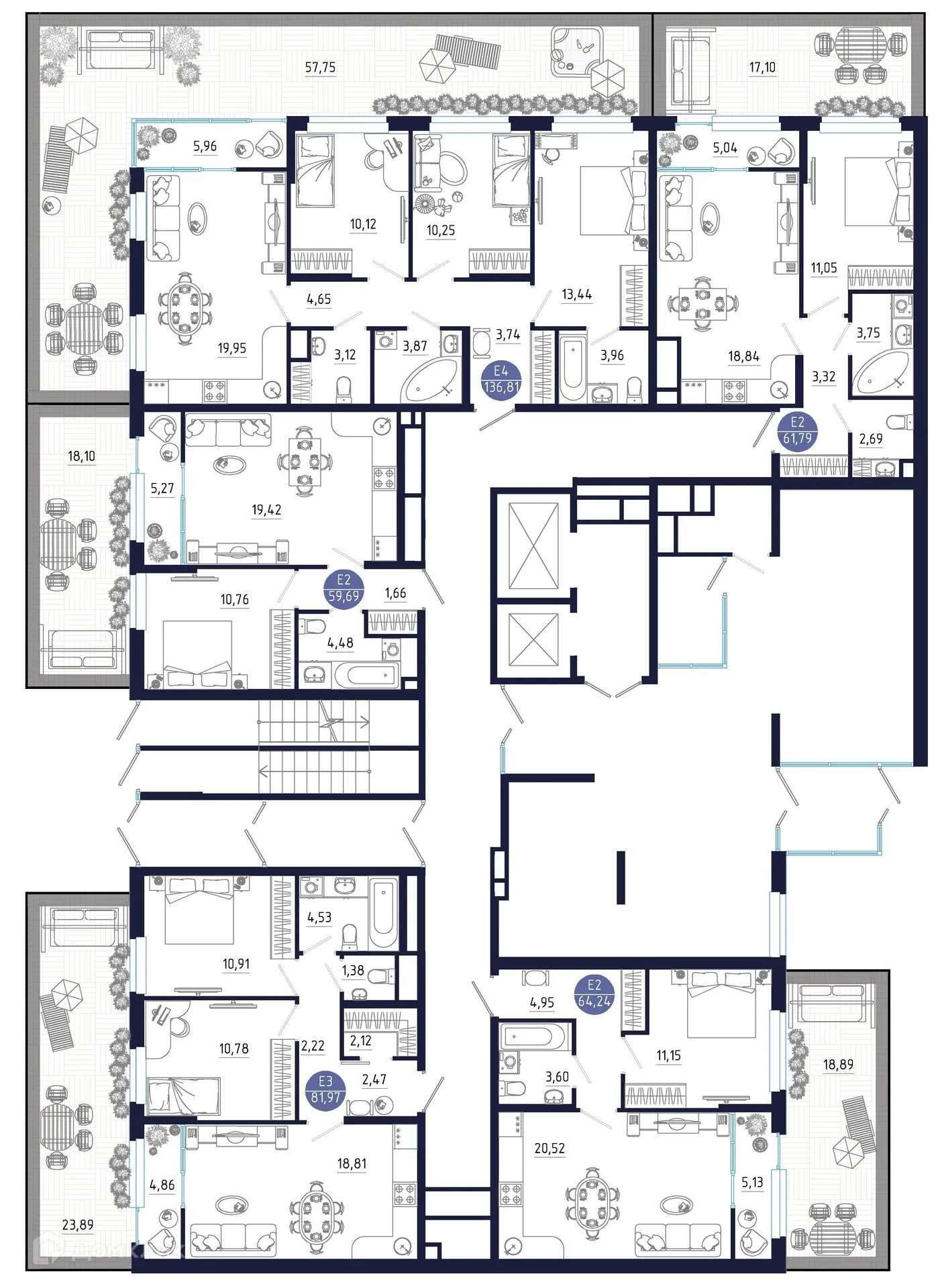 Фото квартиры в ЖК Надежный на Пролетарке