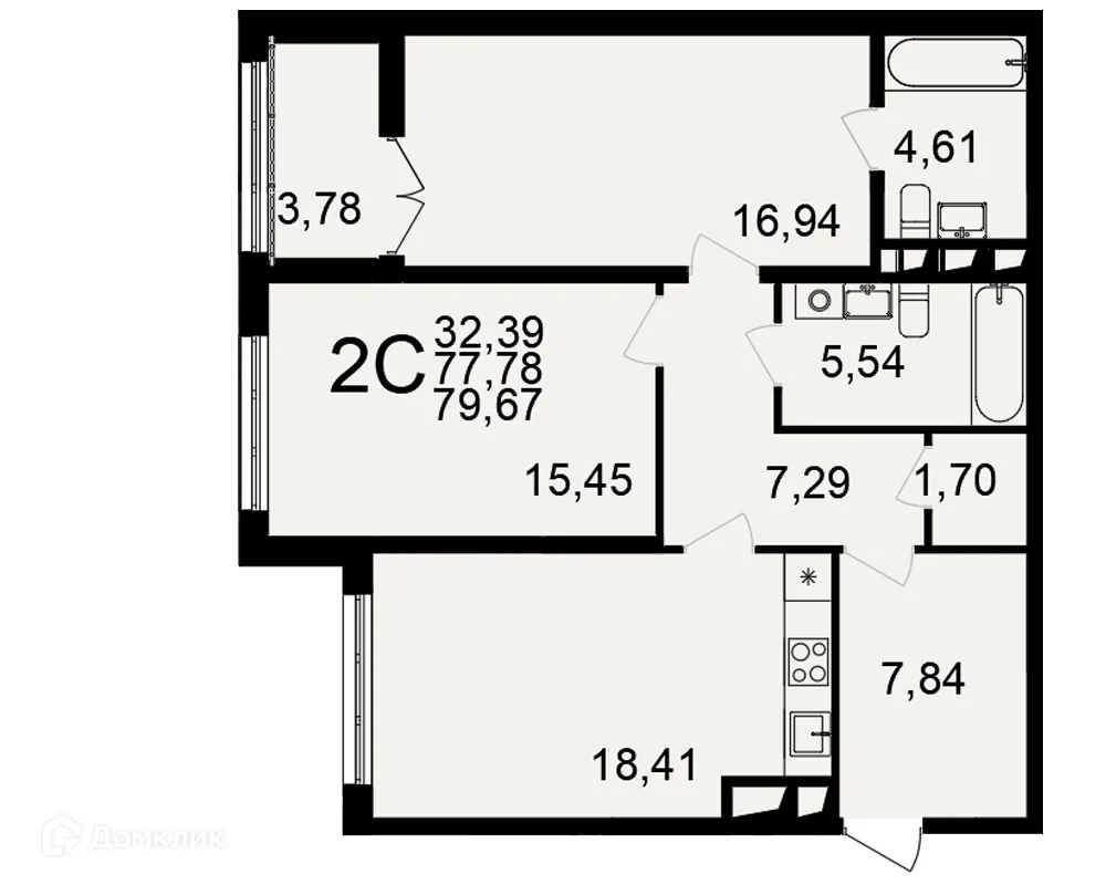 Фото квартиры в ЖК Время