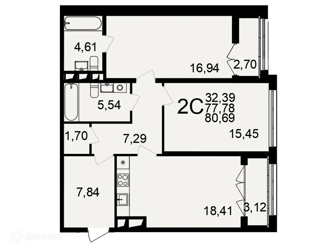 Фото квартиры в ЖК Время