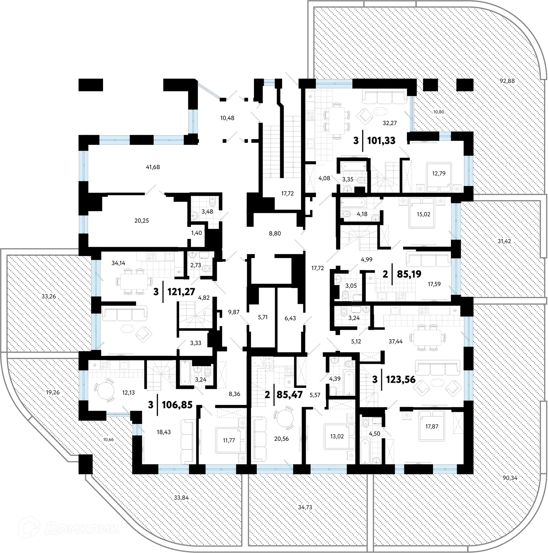 Фото квартиры в ЖК "В Гагаринском парке"