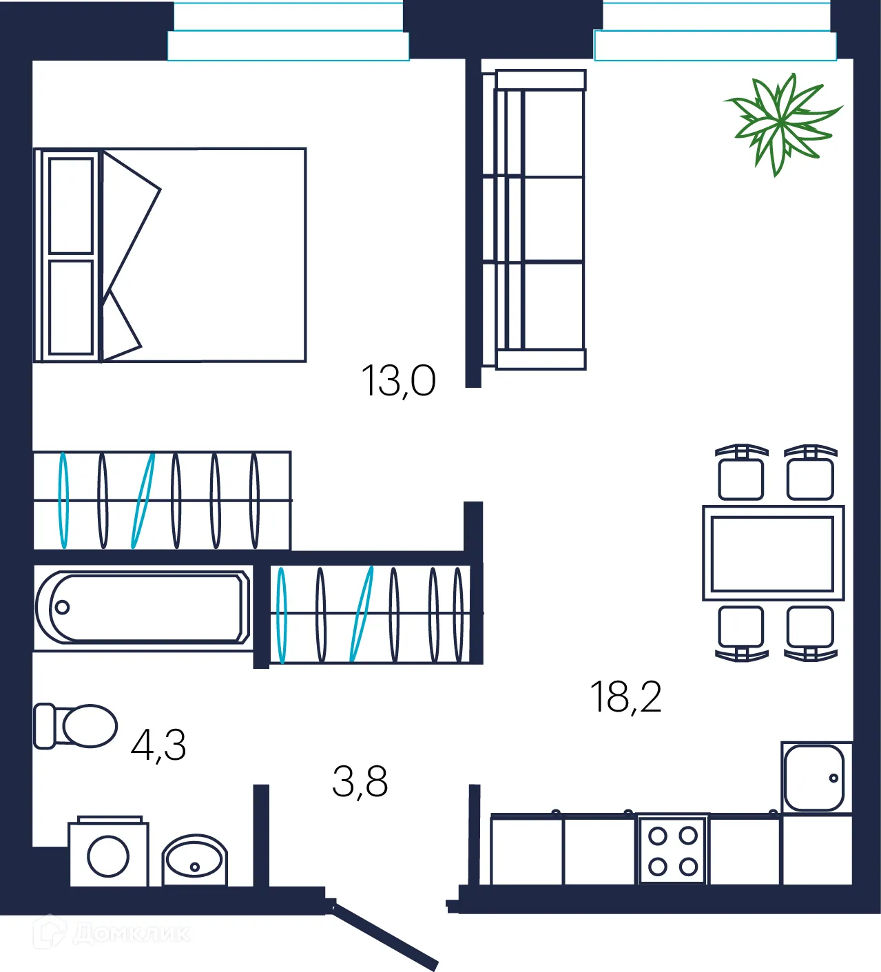 Фото квартиры в ЖК NORDEN (Норден)