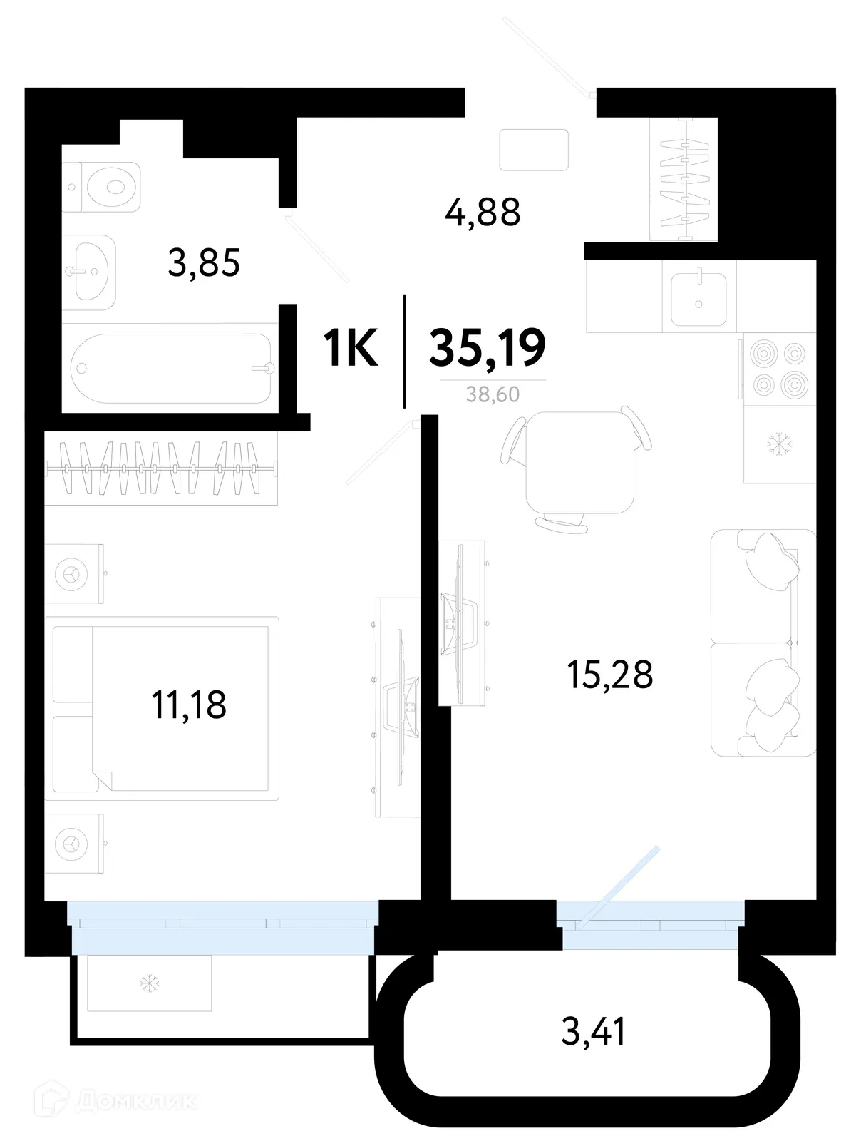Фото квартиры в ЖК Символ