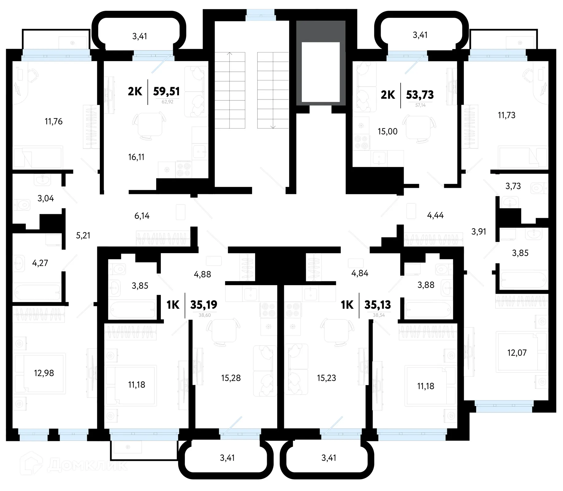 Фото квартиры в ЖК Символ