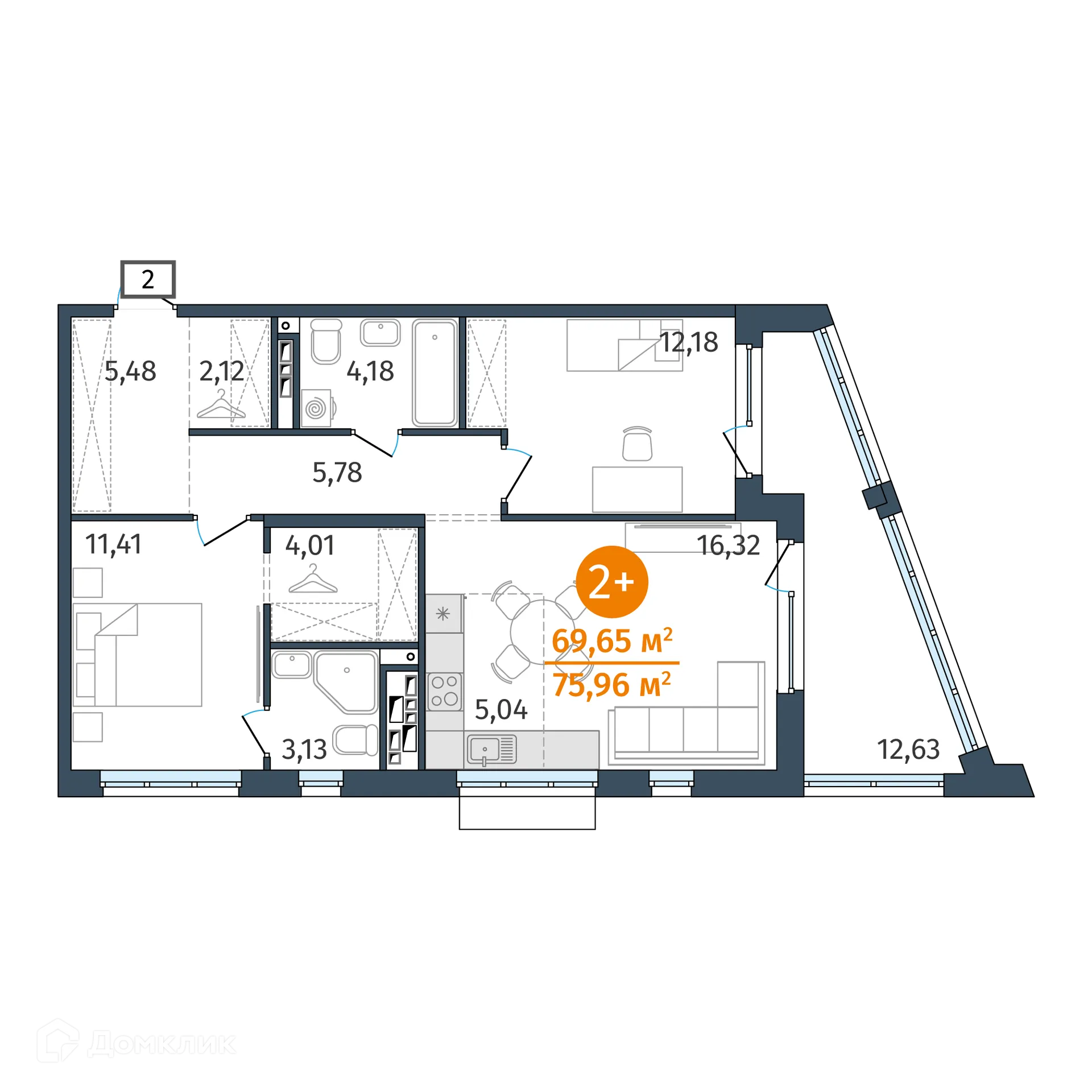 Фото квартиры в ЖК Этика