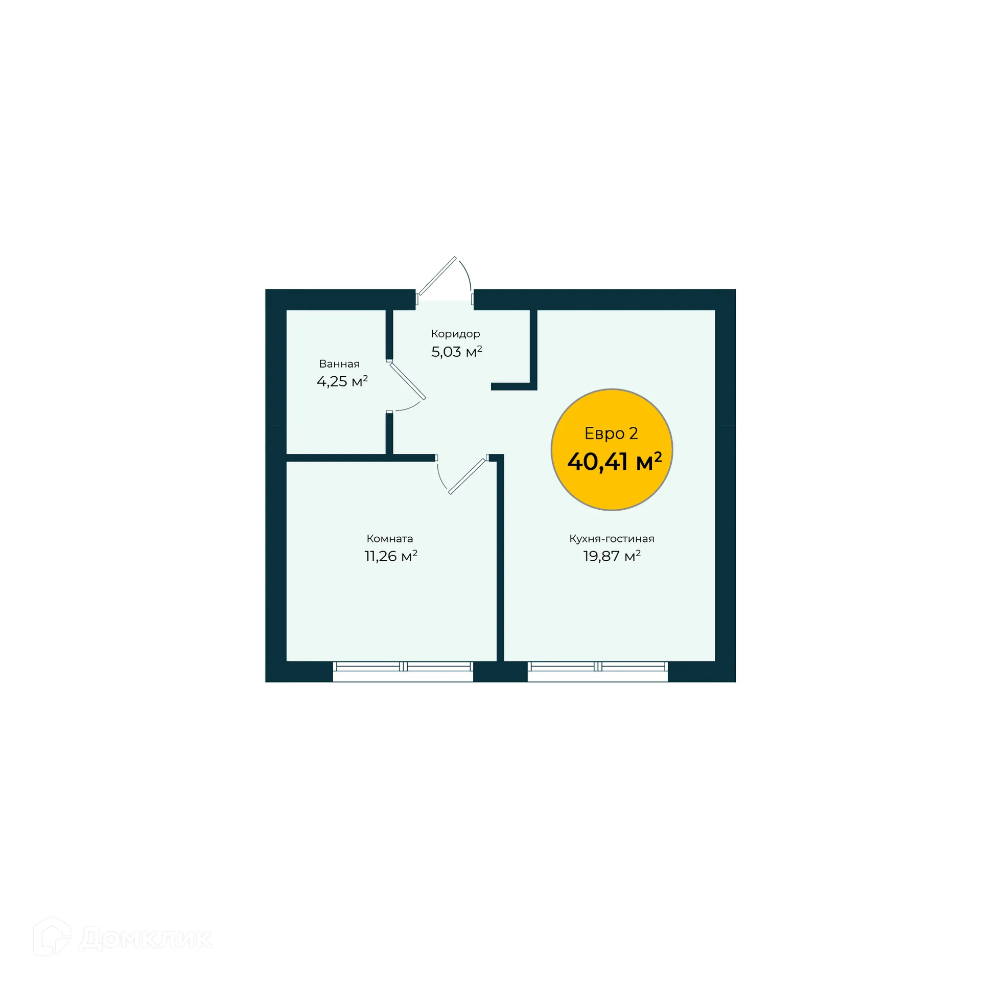 Фото квартиры в ЖК Онегин. Дом у озера