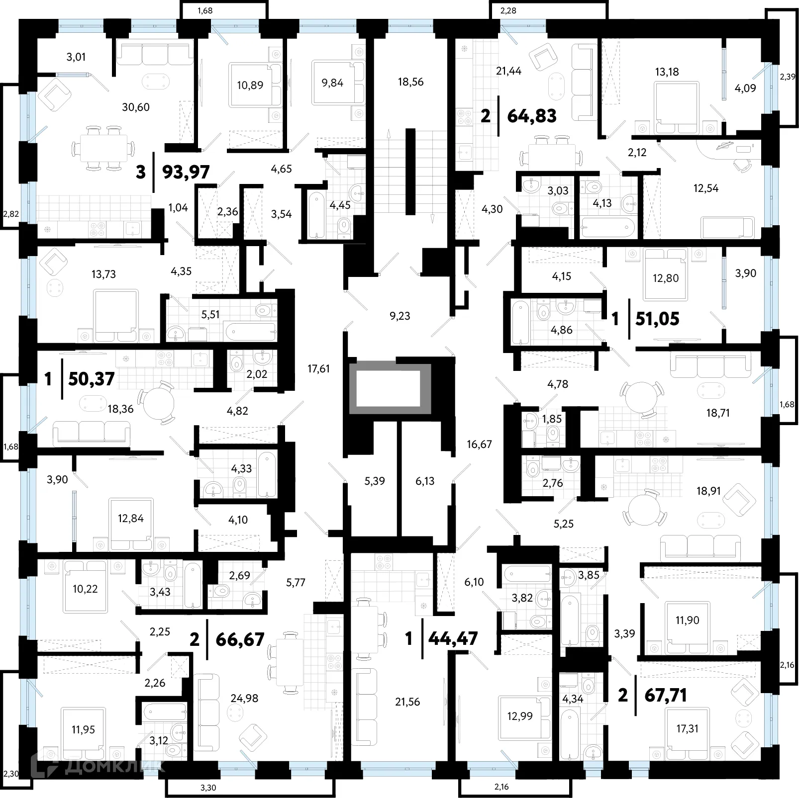 Фото квартиры в ЖК "В Гагаринском парке"