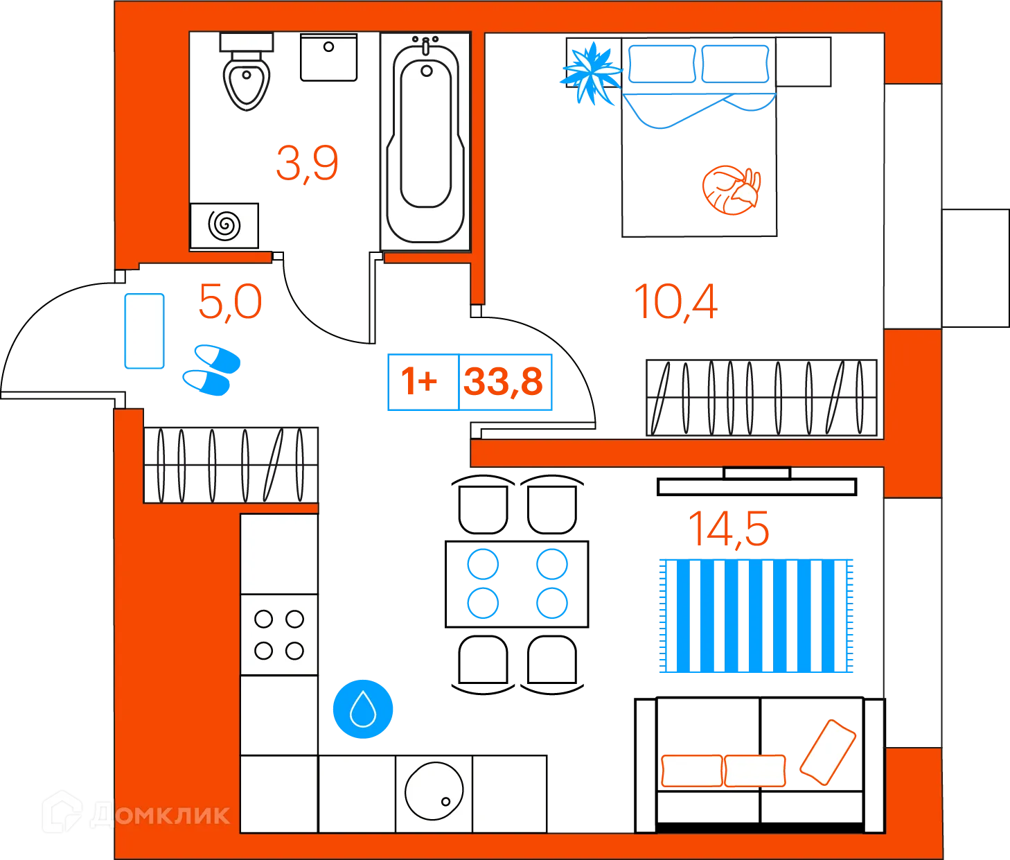 Фото квартиры в ЖК СуперСкай (ЖК SuperSky)