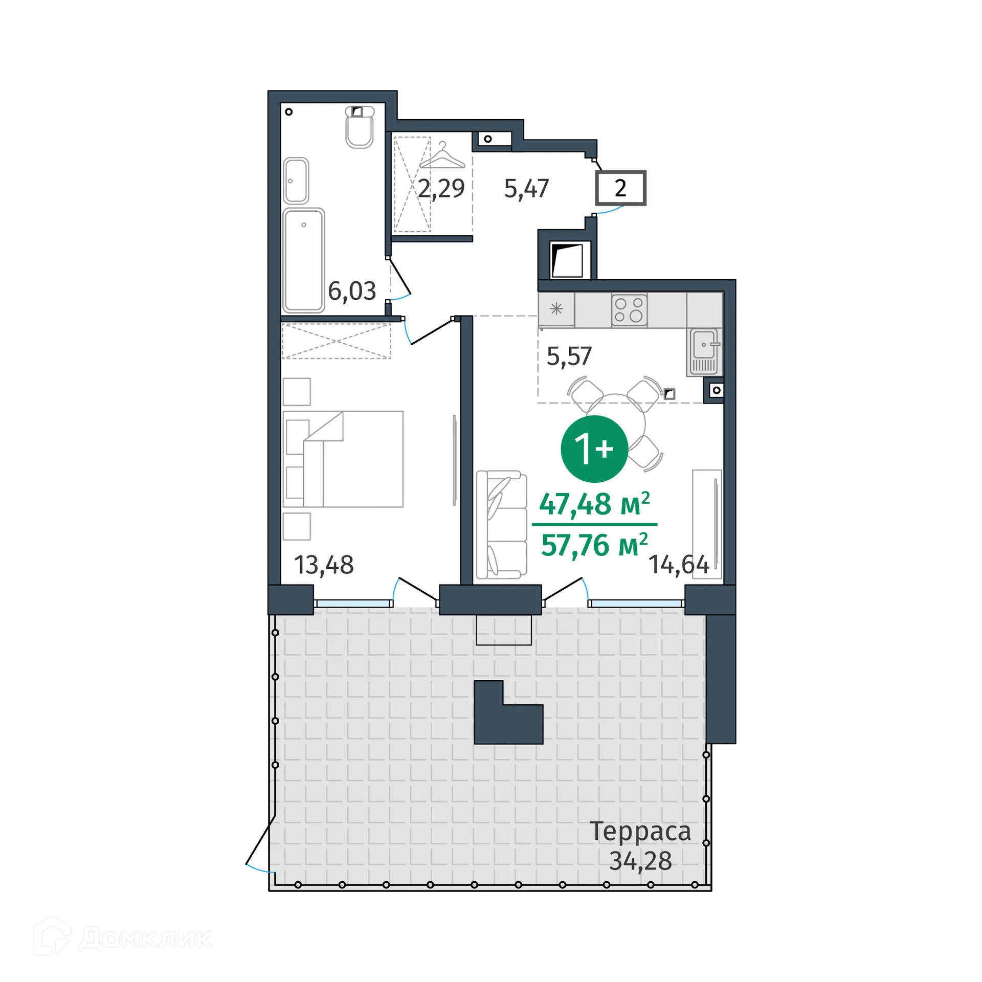 Фото квартиры в ЖК Этика