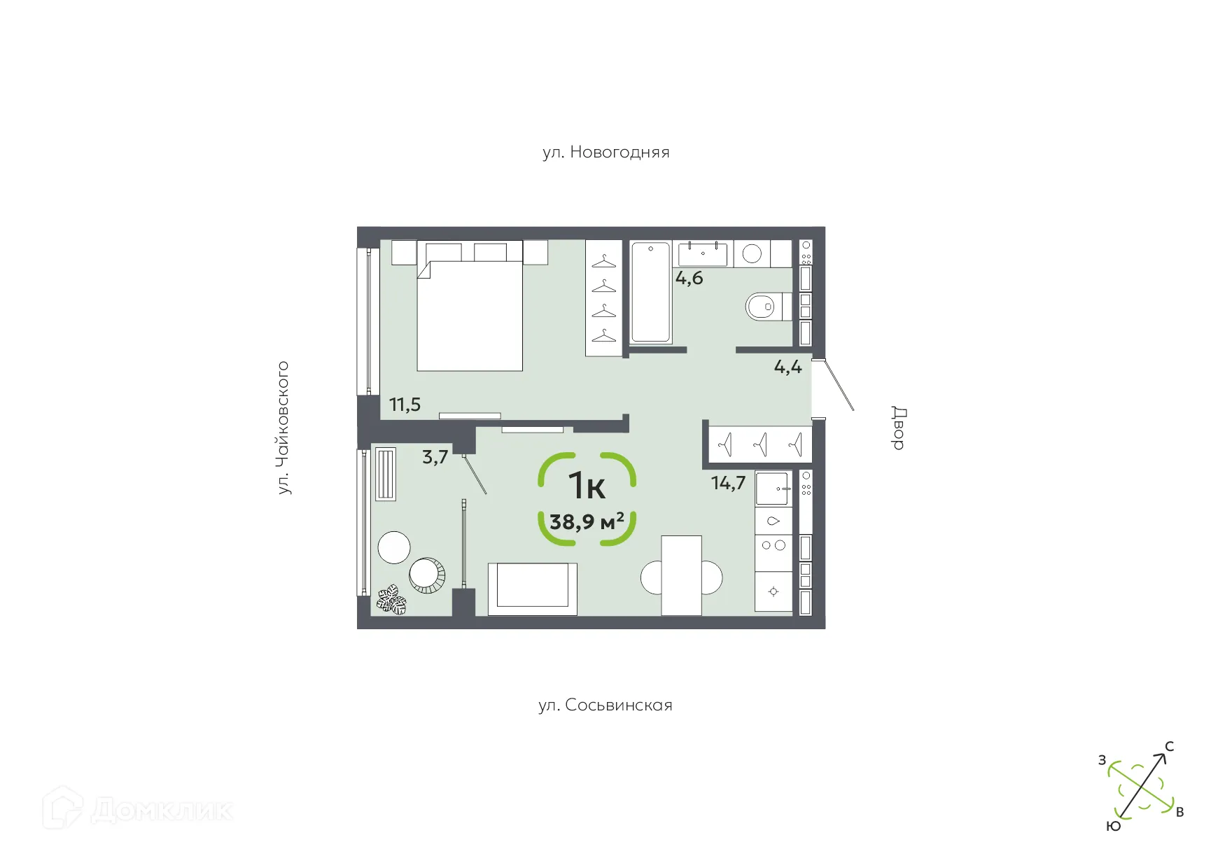 Фото квартиры в ЖК СВОЙ