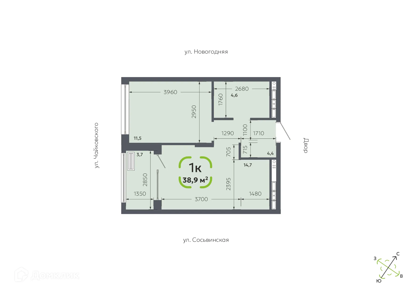 Фото квартиры в ЖК СВОЙ