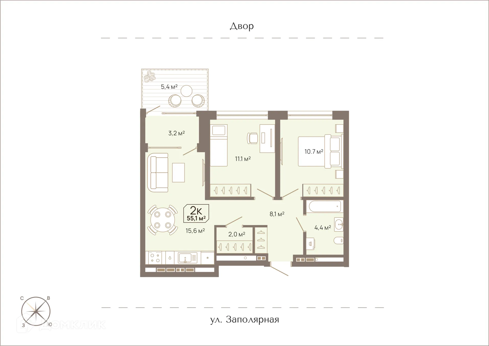 Фото квартиры в ЖК Август